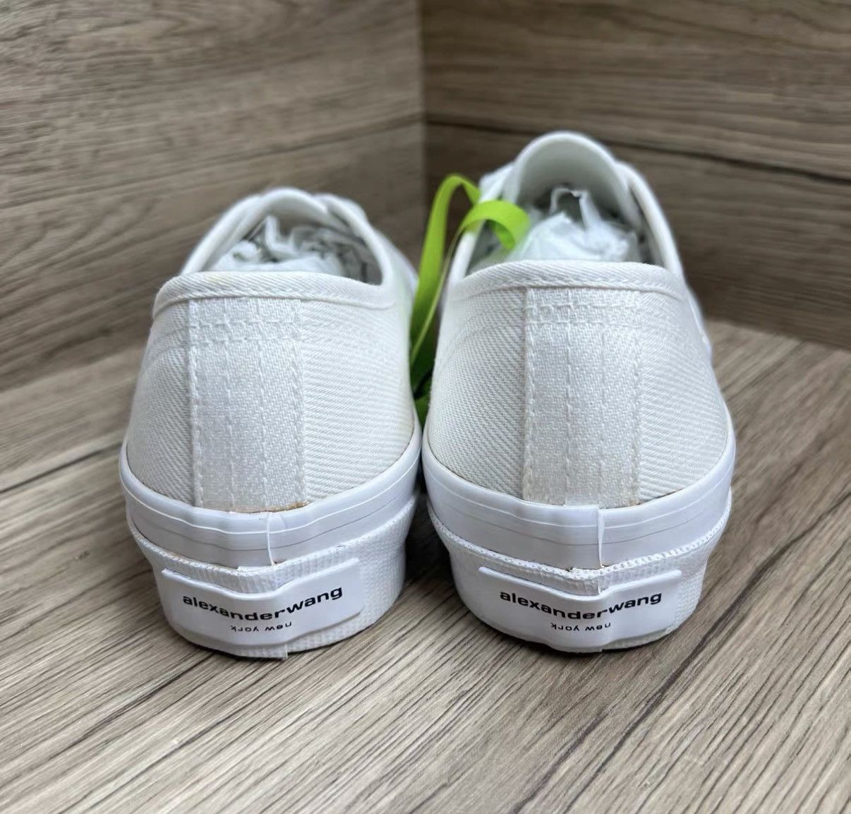 Alexander Wang Alexander Wang Canvas White Sneakers J41 Size US 6 / IT 36 - 5 Thumbnail