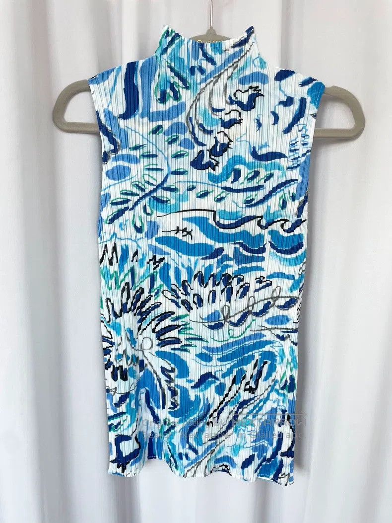 Issey Miyake Issey Miyake Auspicious Cloud Tank Top Size L / US 10 / IT 46 - 1 Thumbnail