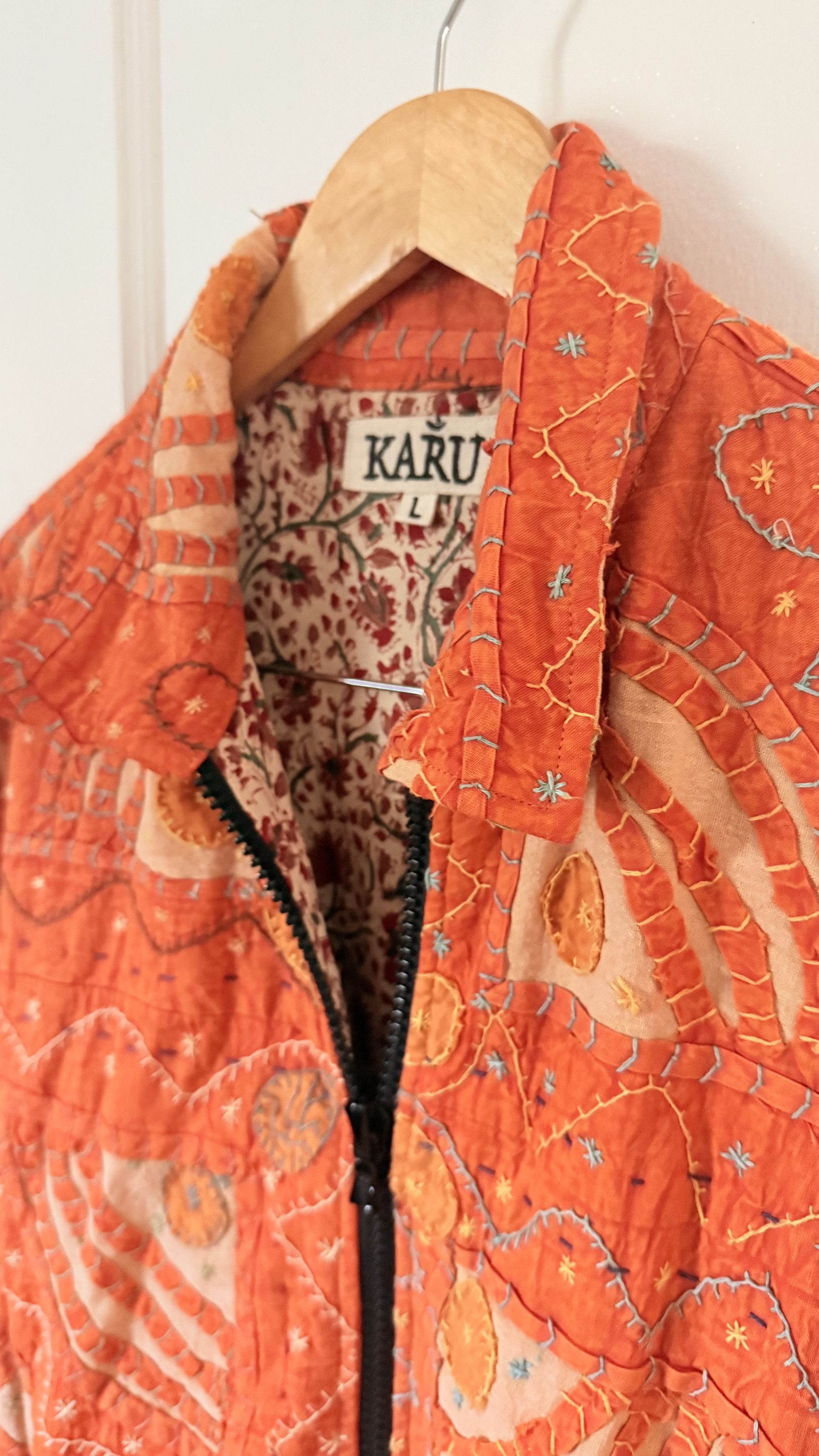 Kartik Research Karu Research Handcrafted Quilted Jacket Size L / US 10 / IT 46 - 2 Thumbnail