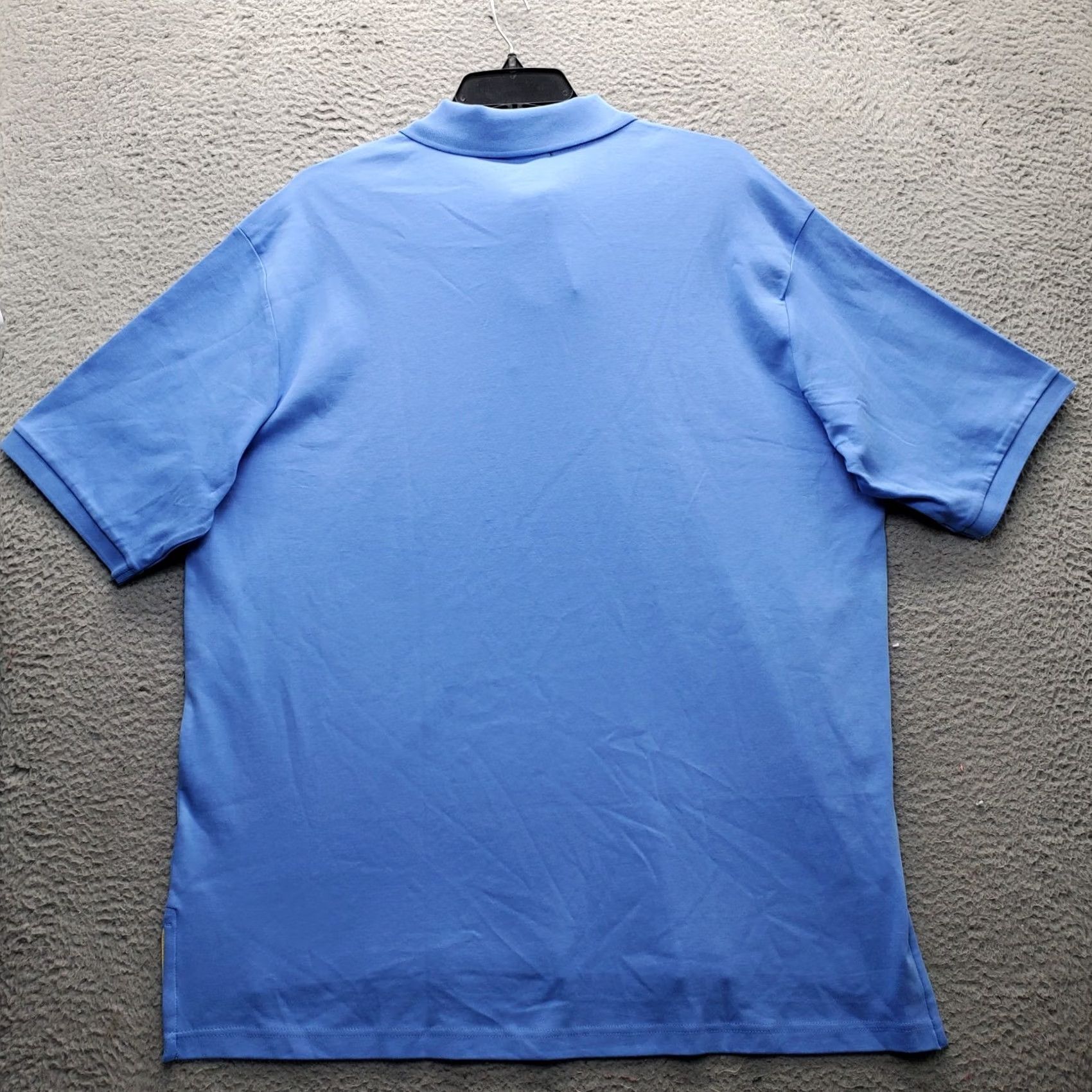 Vintage US Polo Assn. Polo Shirt Men 2XL Blue Cotton Classic Fit High Low Slit Pony Logo Shirt Mens Size US XXL / EU 58 / 5 - 2 Thumbnail