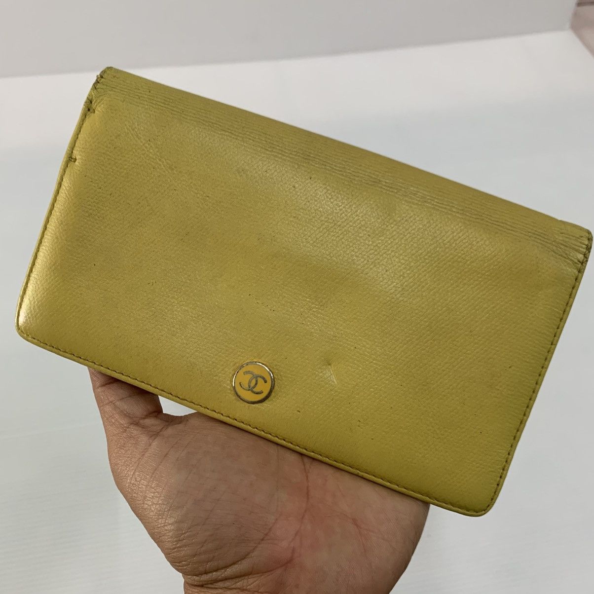 Chanel Chanel Leather Yellow Long Wallet Size ONE SIZE - 5 Thumbnail