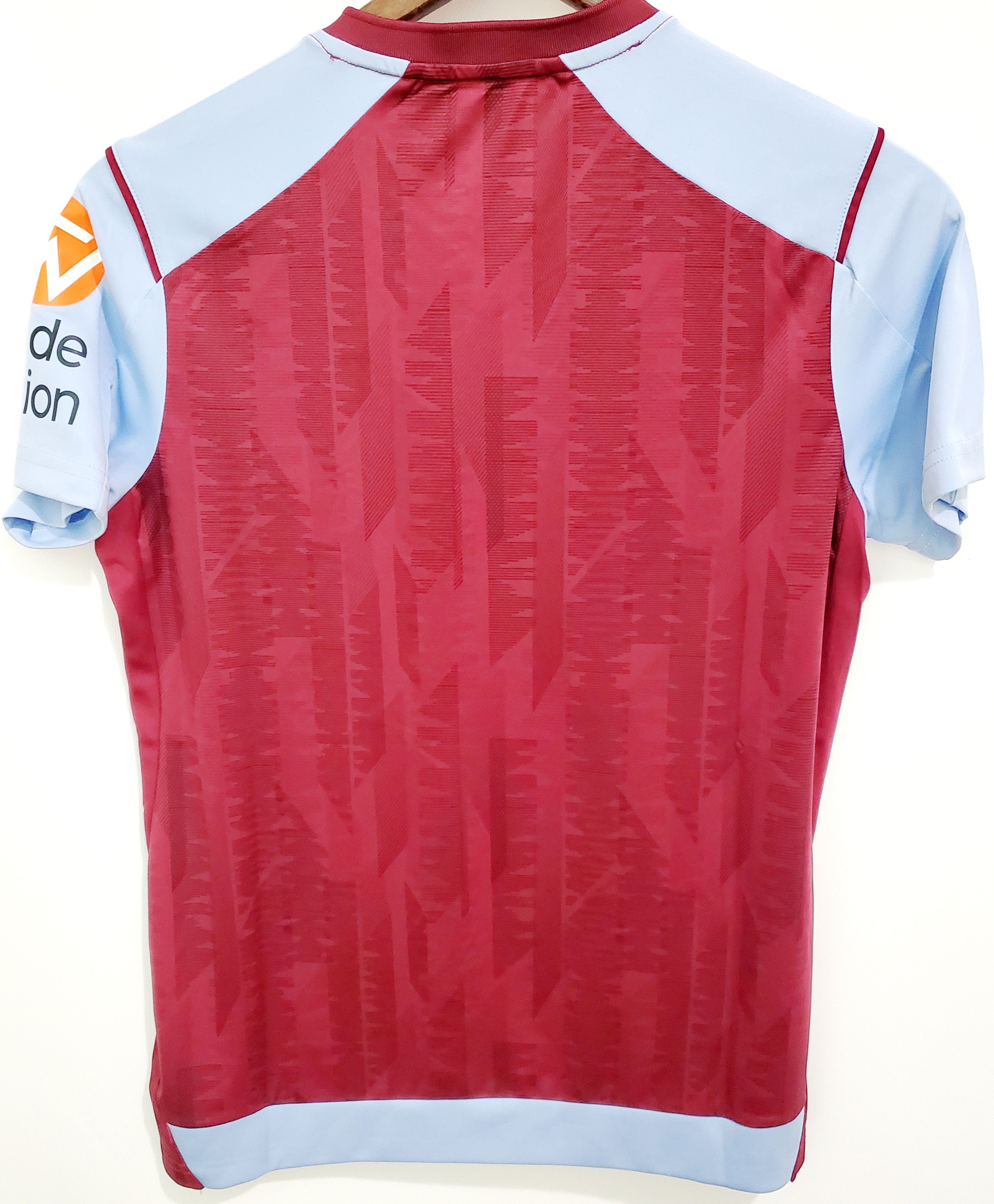 Castore Aston Villa 2023-24 Home soccer jersey new condition S Size US S / EU 44-46 / 1 - 7 Thumbnail
