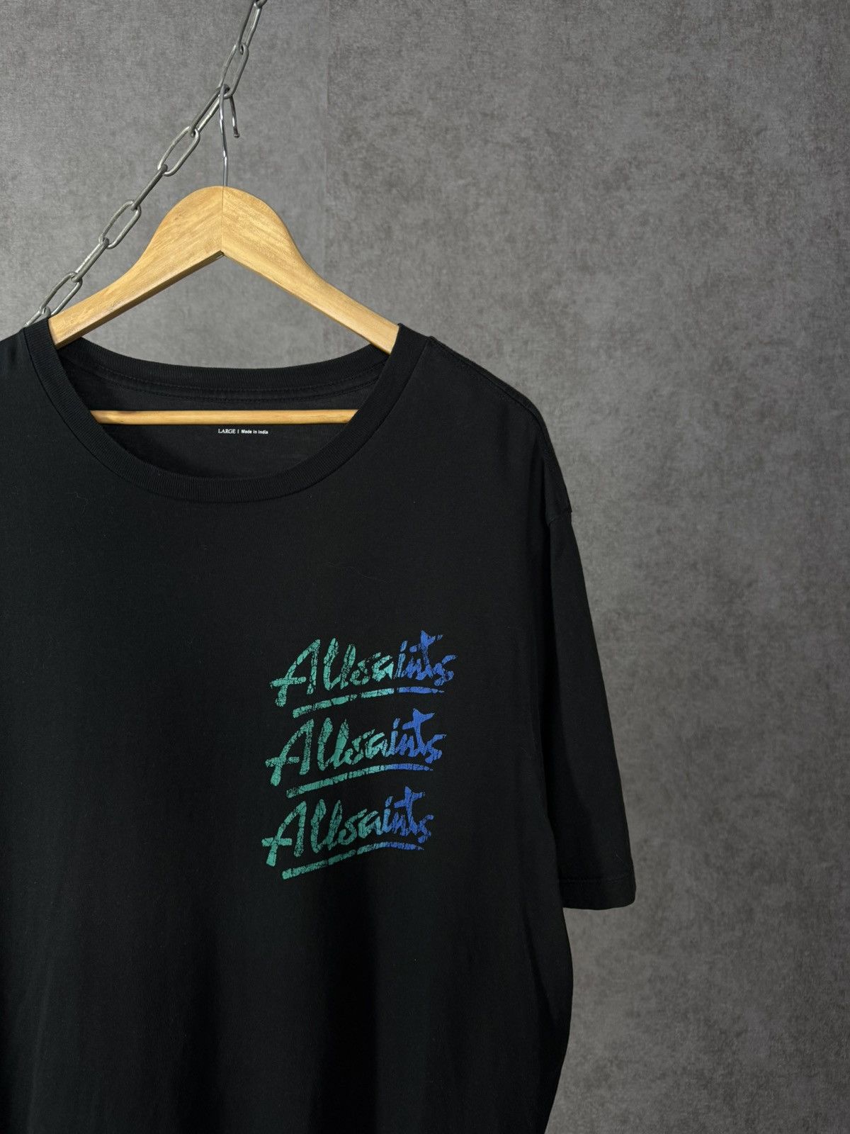 Allsaints Allsaints luxury designer overprinted tee Size US L / EU 52-54 / 3 - 3 Thumbnail