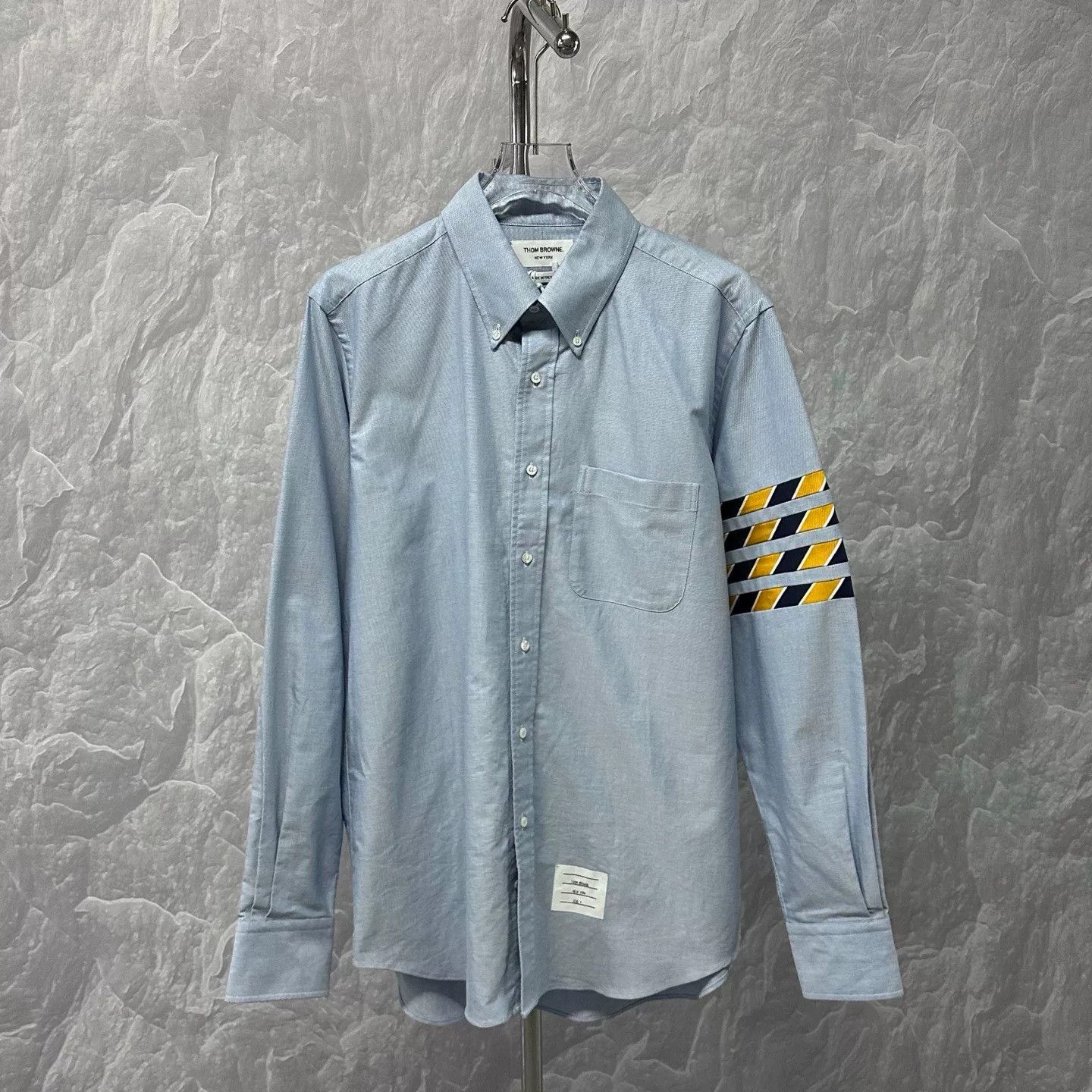 Thom Browne Thom Browne Striped Long Sleeve Shirt Size US M / EU 48-50 / 2 - 1 Thumbnail