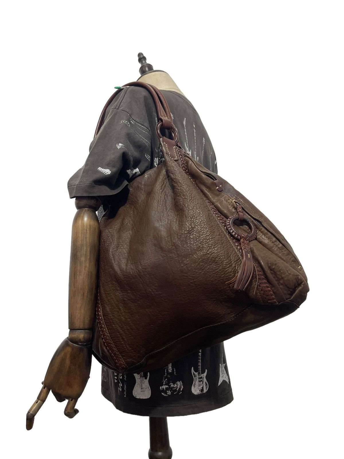 Comme des Garcons Full Leather Genten Japan Handmade Shoulder Bag 6🟩