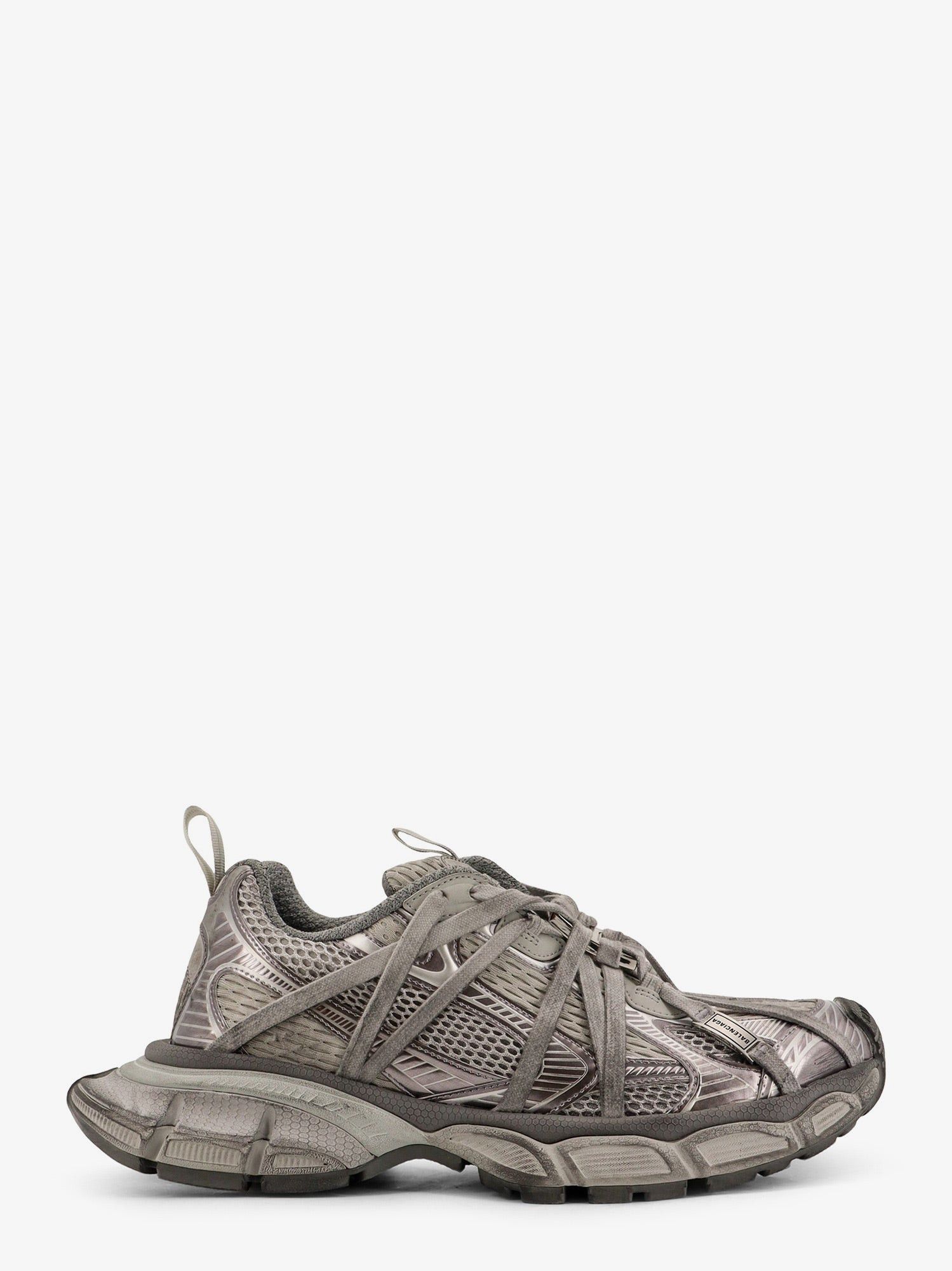 スニーカー 3XL LOW-TOP MESH SNEAKERS BALENCIAGA 3XL Distressed Mesh and Rubber Sneakers for Men