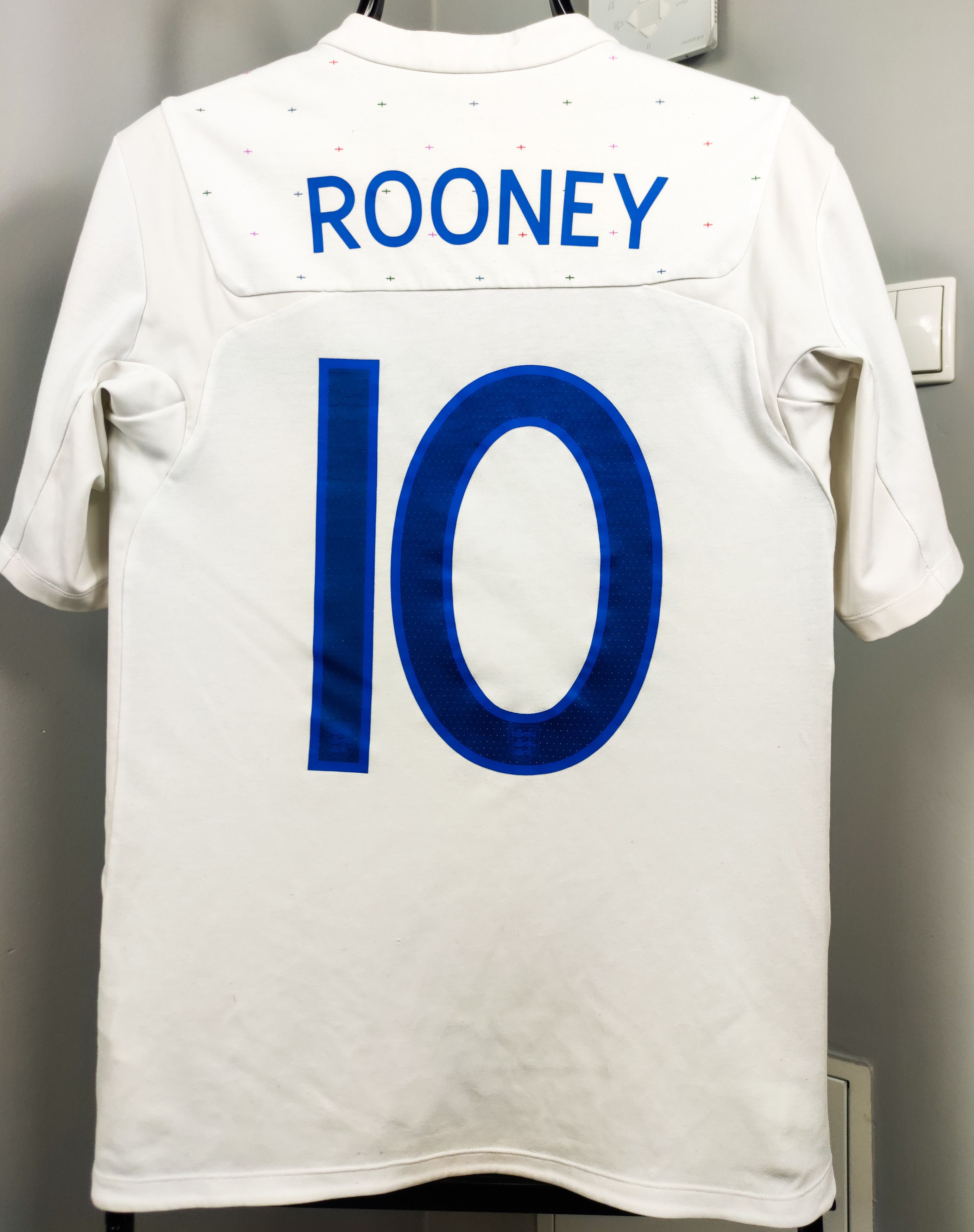 Umbro Wayne Rooney #10 England 2011 Home Umbro Blokecore Vintage Size US S / EU 44-46 / 1 - 1 Thumbnail