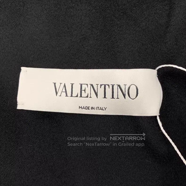 Valentino Valentino Black sheep wool lapel single-breasted long-slee Size M / US 6-8 / IT 42-44 - 6 Thumbnail