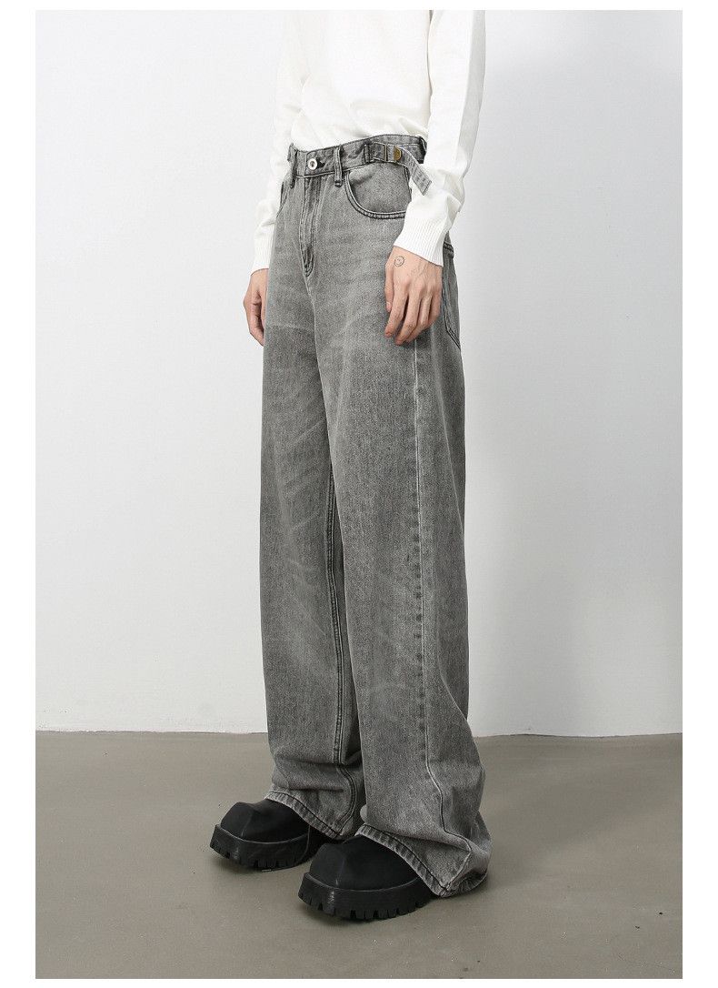 Japanese Brand × Jean Men's American retro straight wide-leg loose jeans Size US 32 / EU 48 - 4 Thumbnail