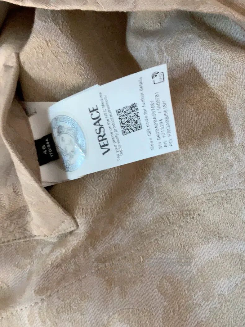 Versace Versace Baroque jacquard double-breasted trench coat Size US L / EU 52-54 / 3 - 6 Thumbnail