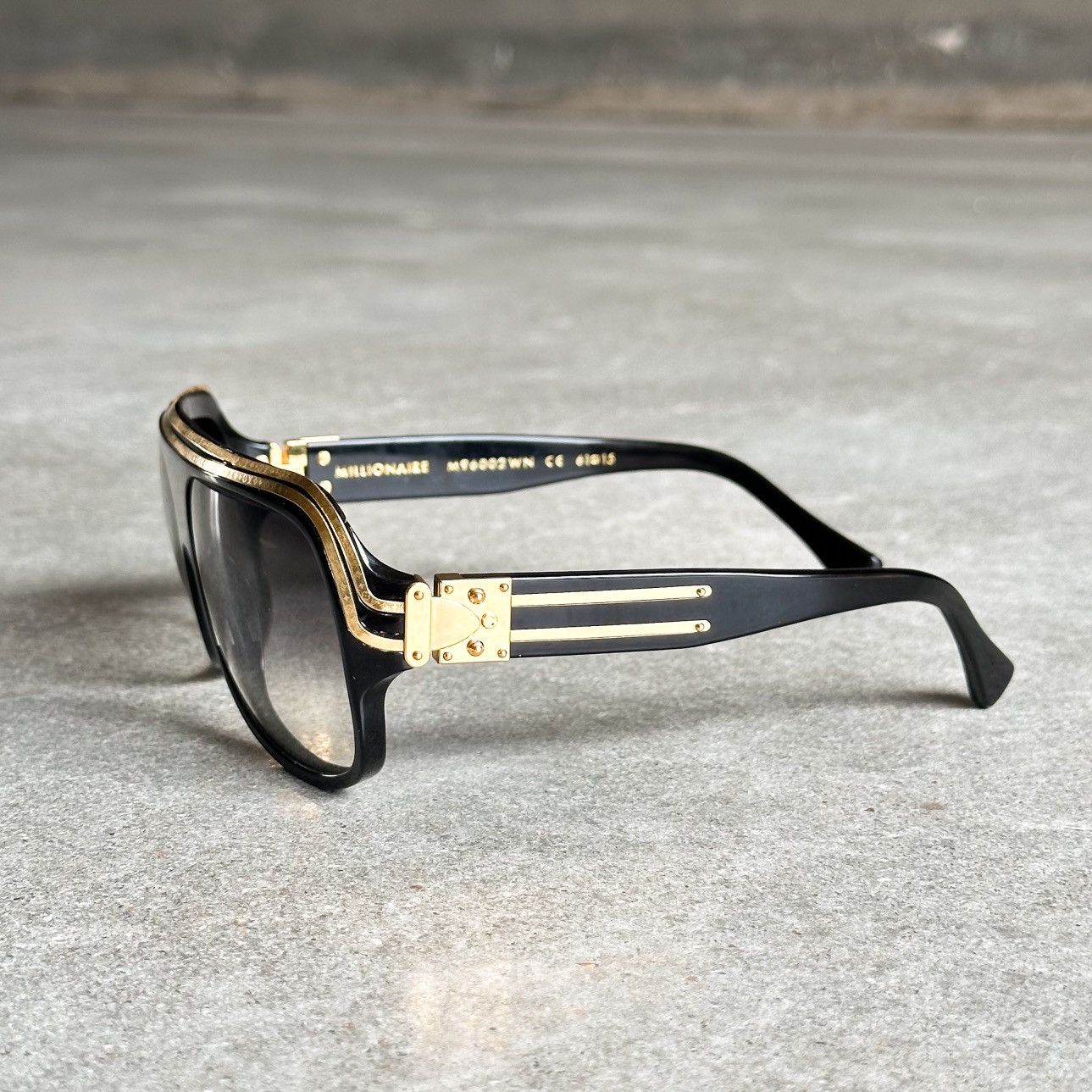 Louis Vuitton NIGOS PERSONAL 2004 OG LV MILLIONAIRE SUNGLASSES Size ONE SIZE - 5 Thumbnail