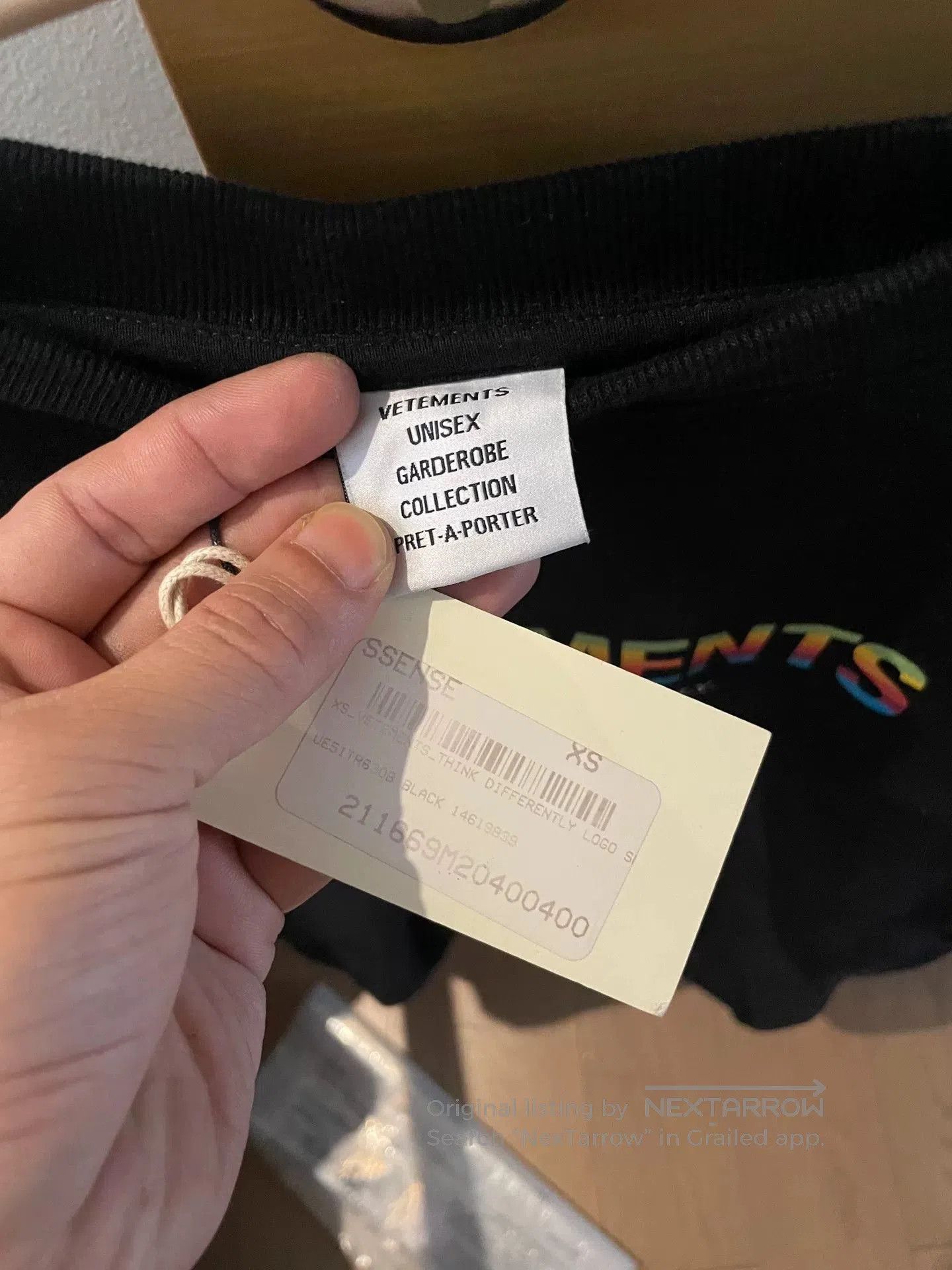 Vetements Vetements Rainbow Print Sweatshirt XS. Size US XS / EU 42 / 0 - 3 Thumbnail