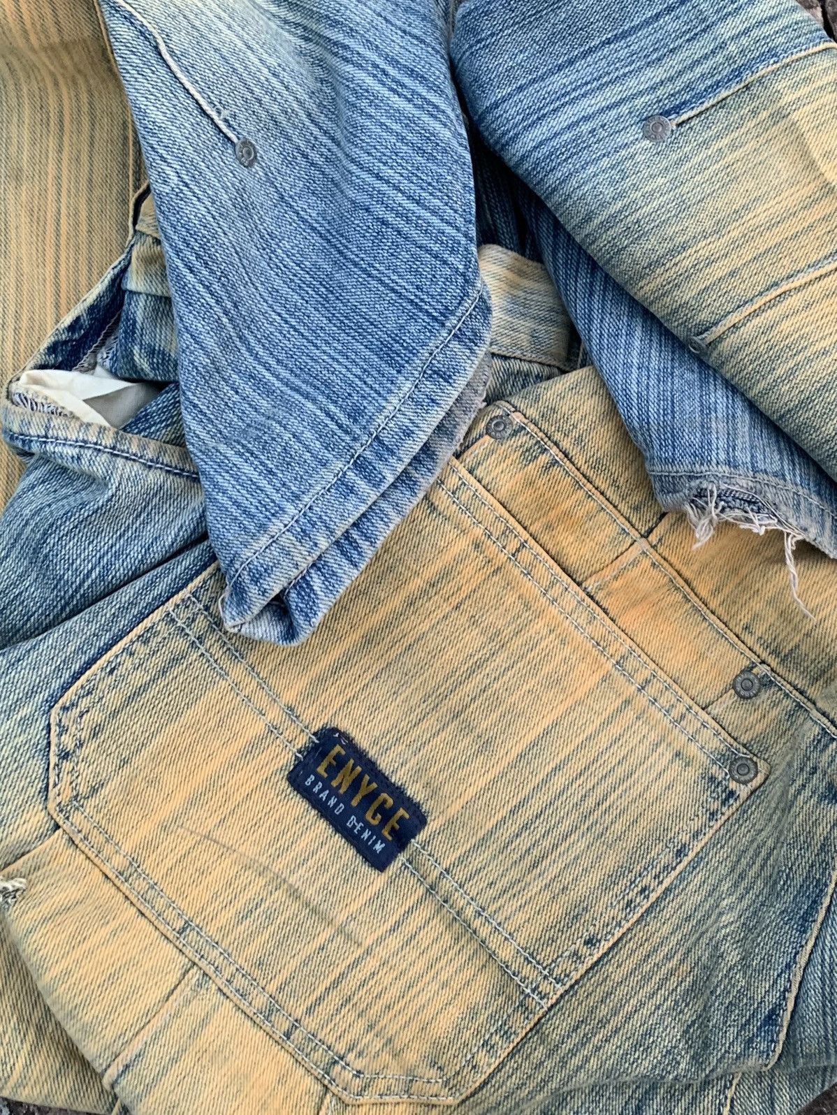 Japanese Brand × Vintage RARE* Vintage Enyce Grand Denim Jeans Size US 36 / EU 52 - 6 Thumbnail