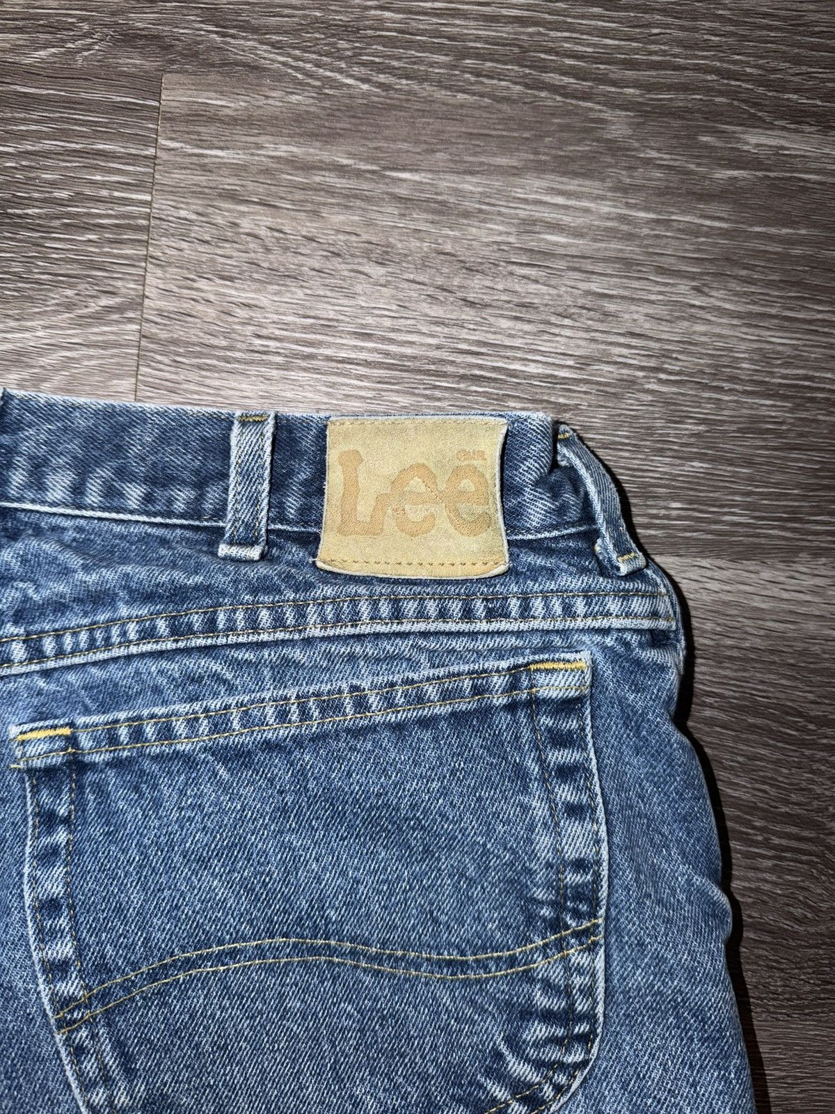 Lee Classic Vintage Heavyweight Natural Faded Lee Jeans Size US 31 - 5 Thumbnail