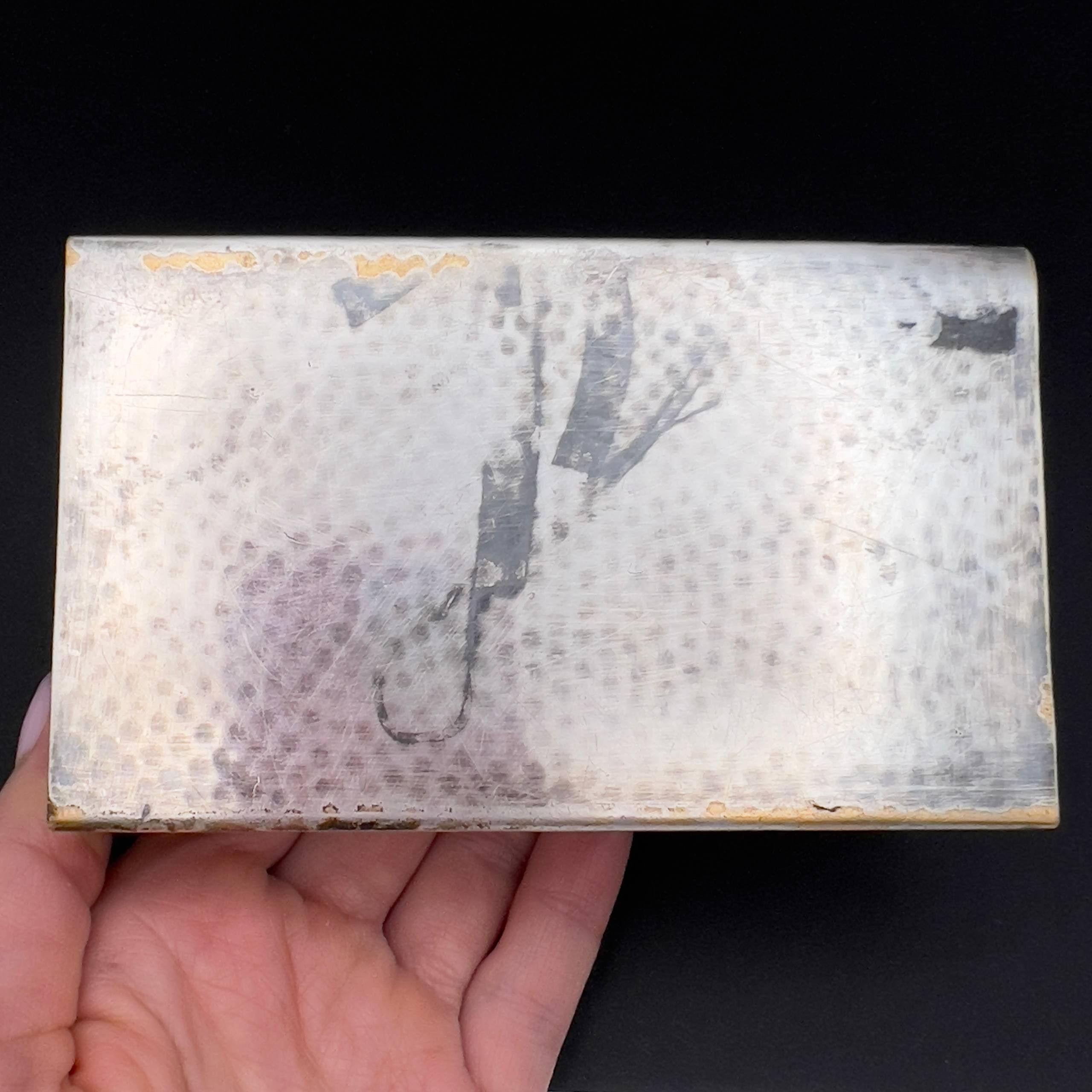 Vintage Large Vintage Silver Plated Matchstick Holder Germany Size ONE SIZE - 5 Thumbnail