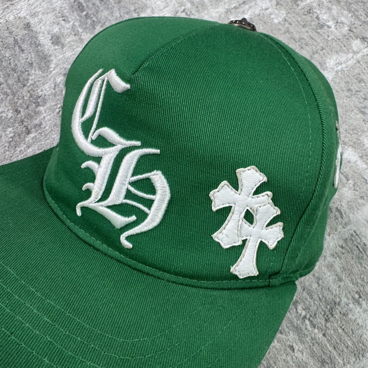 Chrome Hearts Leather cross patch baseball hat Size ONE SIZE - 4 Thumbnail