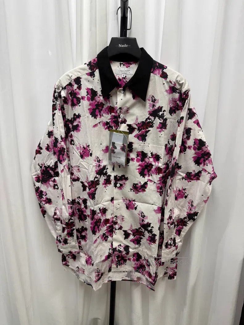 Yohji Yamamoto YOHJI YAMAMOTO Mosaic Flower Bud Loose Shirt Size US XL / EU 56 / 4 - 1 Thumbnail