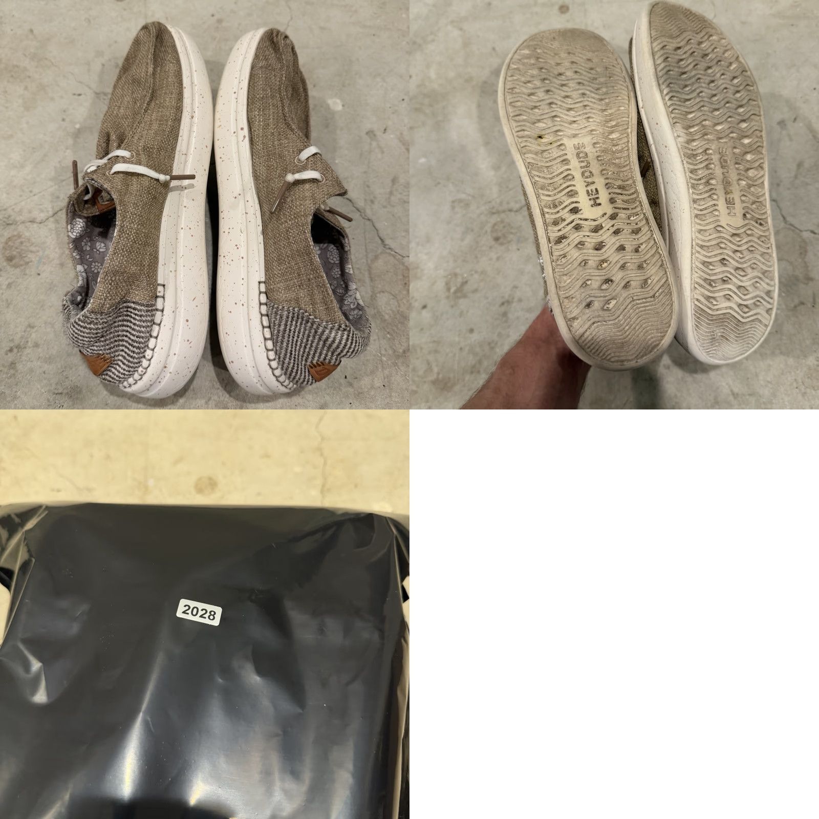 Vintage VINTAGE Hey Dude Wendy Rise Woven Embroidery Tan Sneaker Slip On Womens US 10 40203-265 Size US 10 / IT 40 - 8 Thumbnail