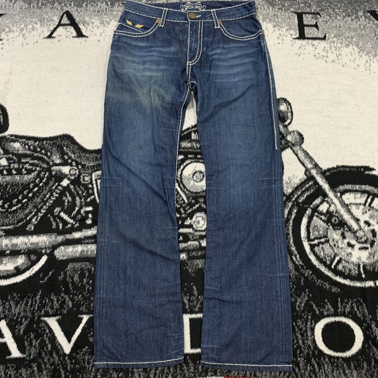 Robins Jeans Vintage Robin’s Art Embroidered Wings Back Bootcut Jeans Size US 32 / EU 48 - 1 Thumbnail