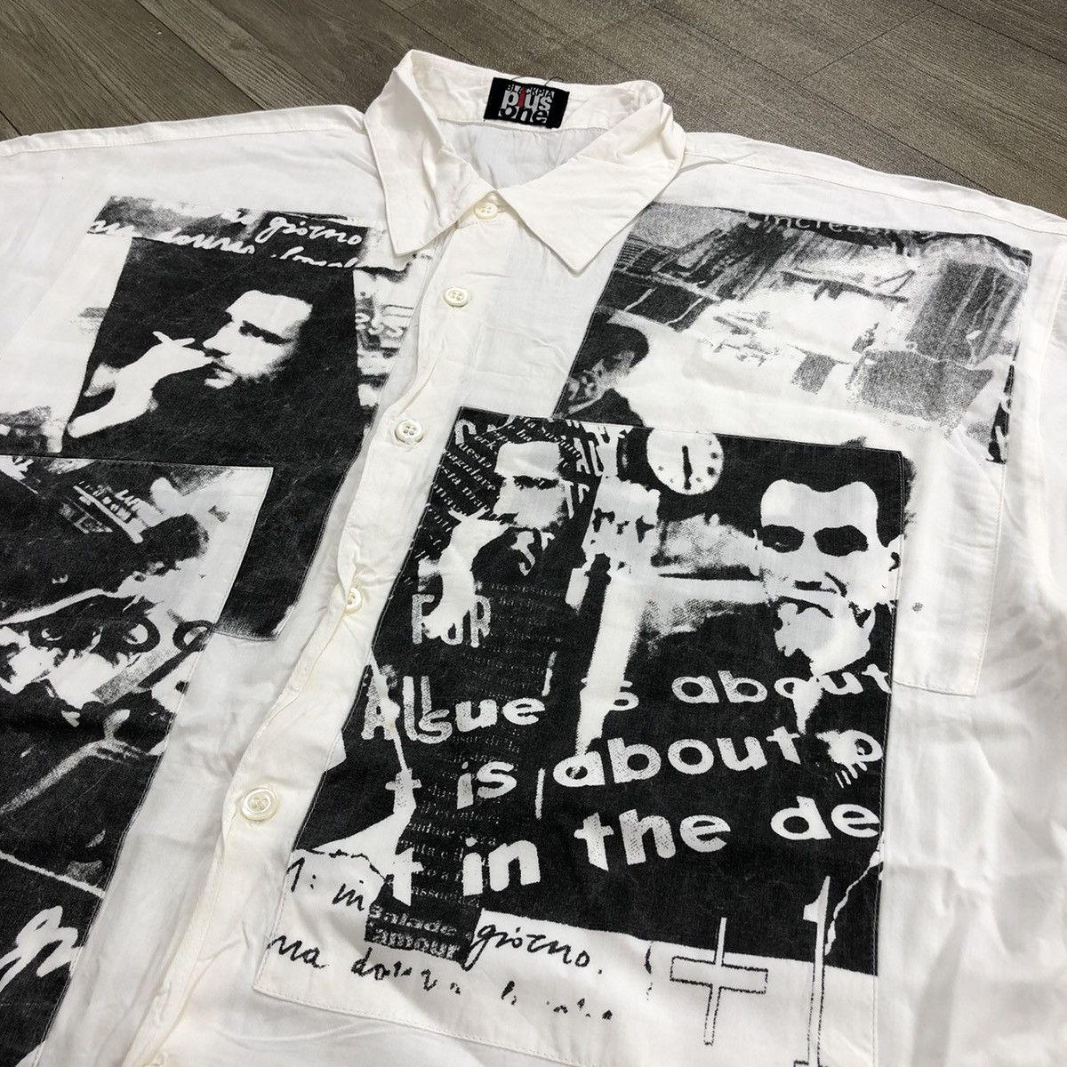 If Six Was Nine × Japanese Brand × Le Grande Bleu (L.G.B.) 2000s Plus One Poem Skulls Patch Gothic Goa Style Button Up Size US L / EU 52-54 / 3 - 6 Thumbnail