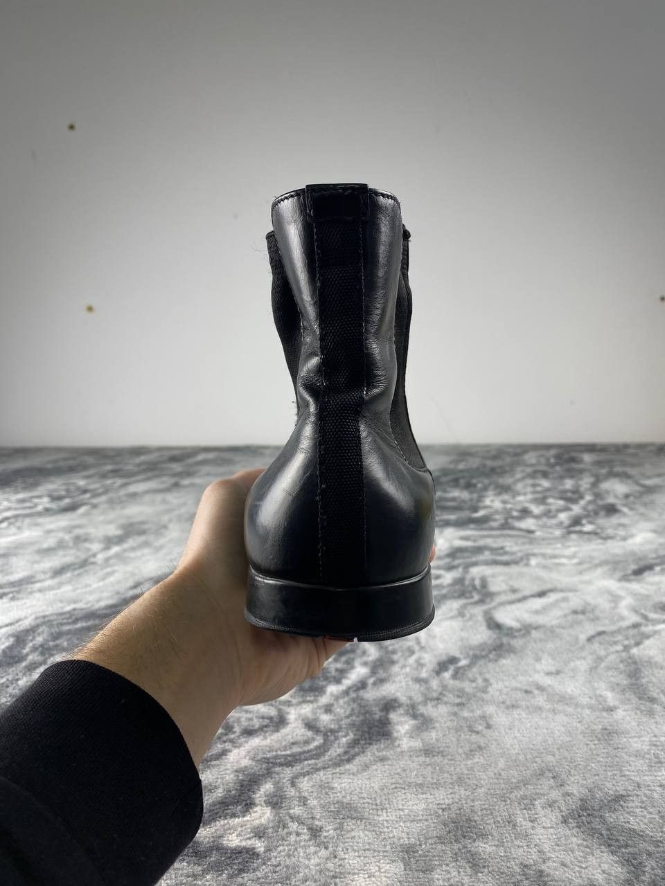 Prada Prada Sport Leather Chelsea Boots Men Size 6.5 Black Size US 7.5 / EU 40-41 - 16 Thumbnail