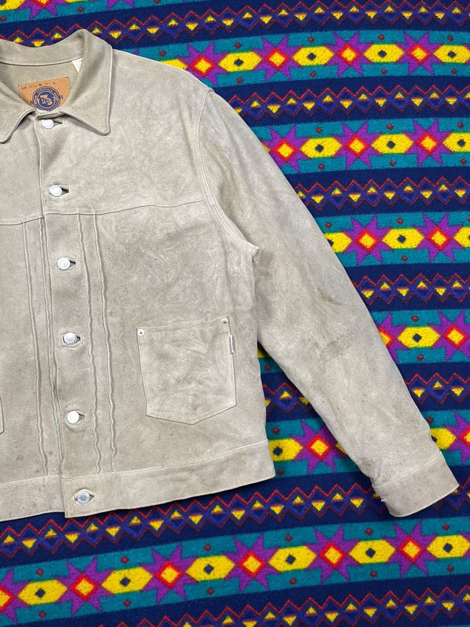 GOODENOUGH × Hiroshi Fujiwara × Japanese Brand 90s GoodEnough Hiroshi Fujiwara Cow Hide Leather Jacket Size US L / EU 52-54 / 3 - 7 Thumbnail