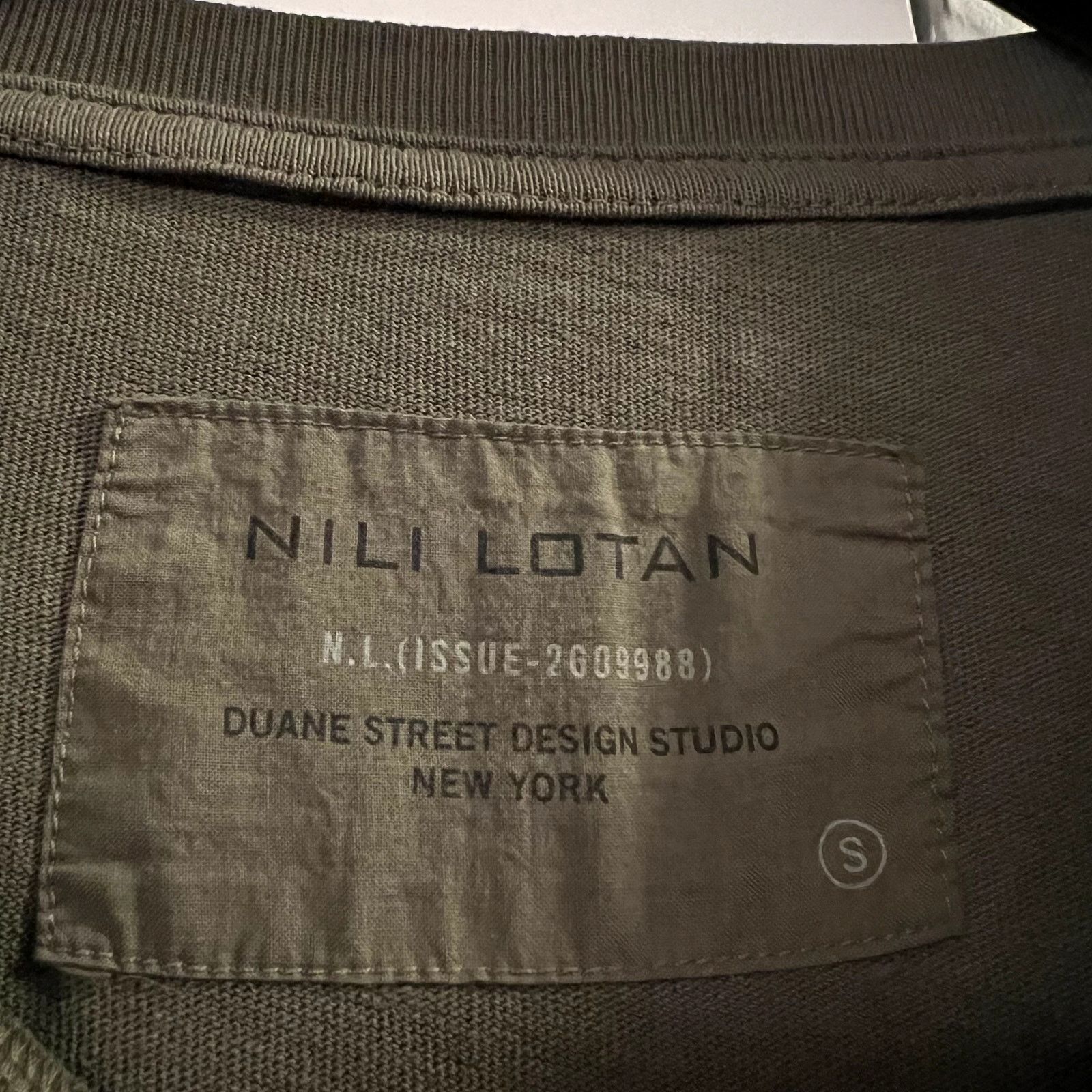 Nili Lotan Nili Lotan Bradley Cotton-Jersey T-Shirt Green size S Size US S / EU 44-46 / 1 - 3 Thumbnail