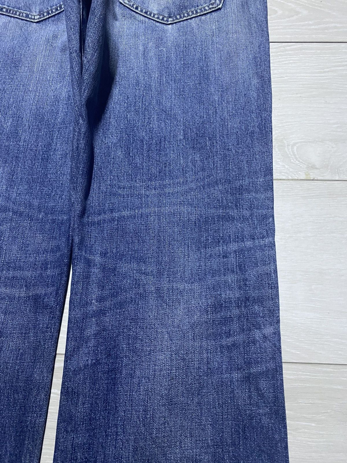 Takashi Murakami × Uniqlo Vintage Uniqlo UJ Faded Wash Distressed Loose Jeans Size US 33 - 8 Thumbnail