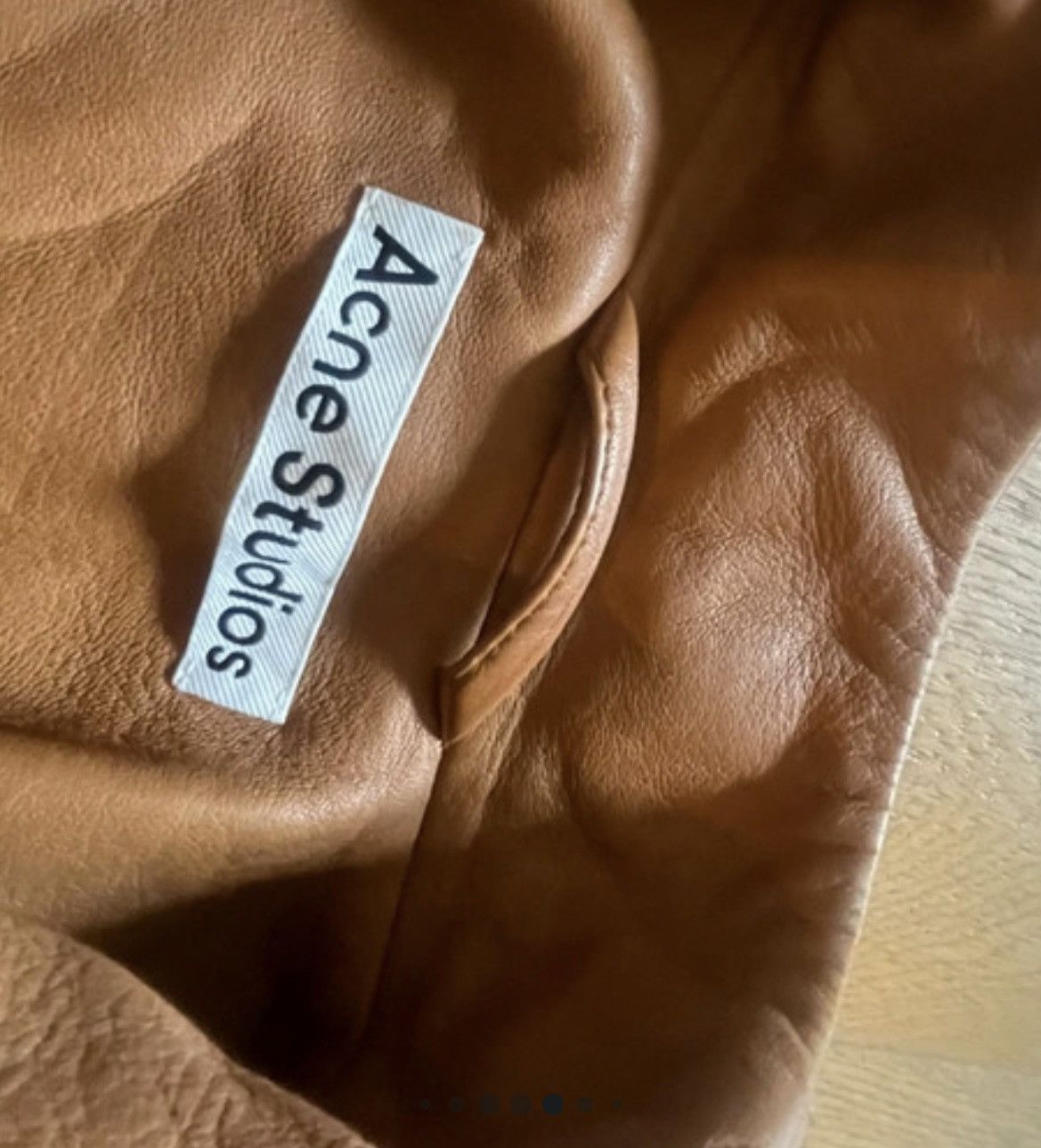 Acne Studios Timeless short leather jacket acne studios Size S / US 4 / IT 40 - 6 Thumbnail