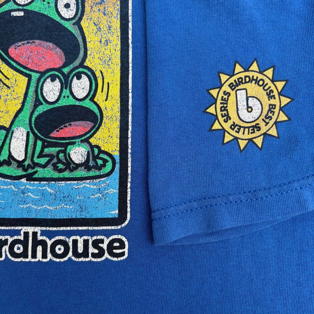 Vintage Birdhouse 1990 90s Vintage Willy Santos Frogs USA T-Shirt Size US M / EU 48-50 / 2 - 3 Thumbnail
