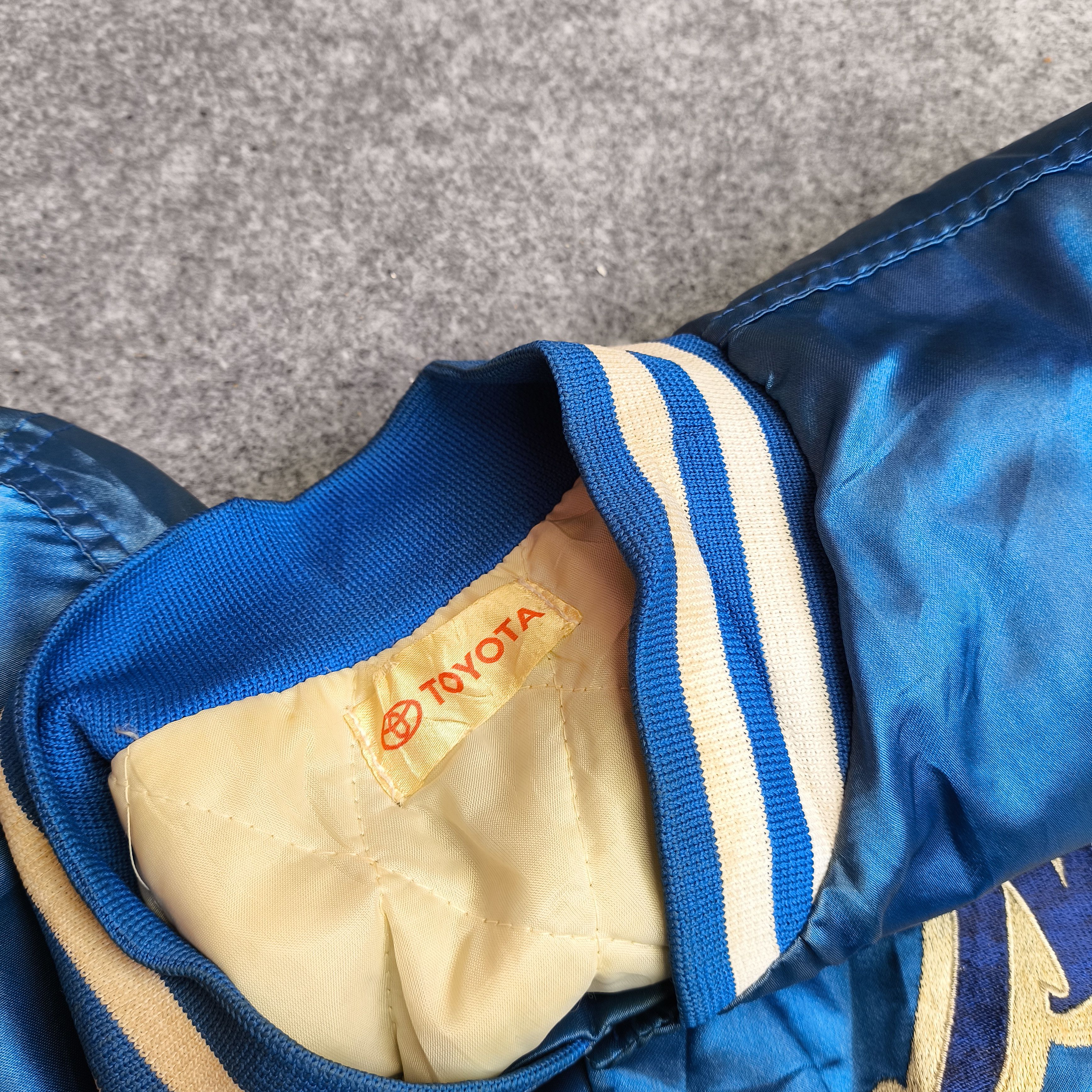 MLB 1995 Hideo Nomo la Dodgers varsity jacket by Toyota Size US L / EU 52-54 / 3 - 4 Thumbnail