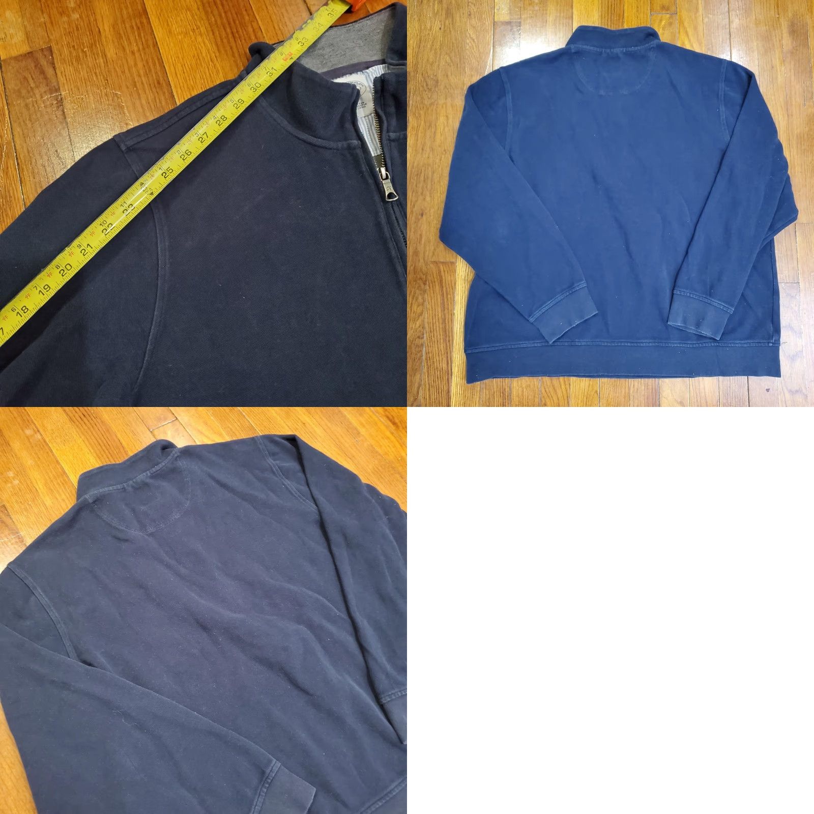 Brooks Brothers Brooks Brothers Sweatshirt Pullover 2XL Navy Blue 1/4 Zip Logo Zipper Cotton Polyester Mens Size US XXL / EU 58 / 5 - 8 Thumbnail