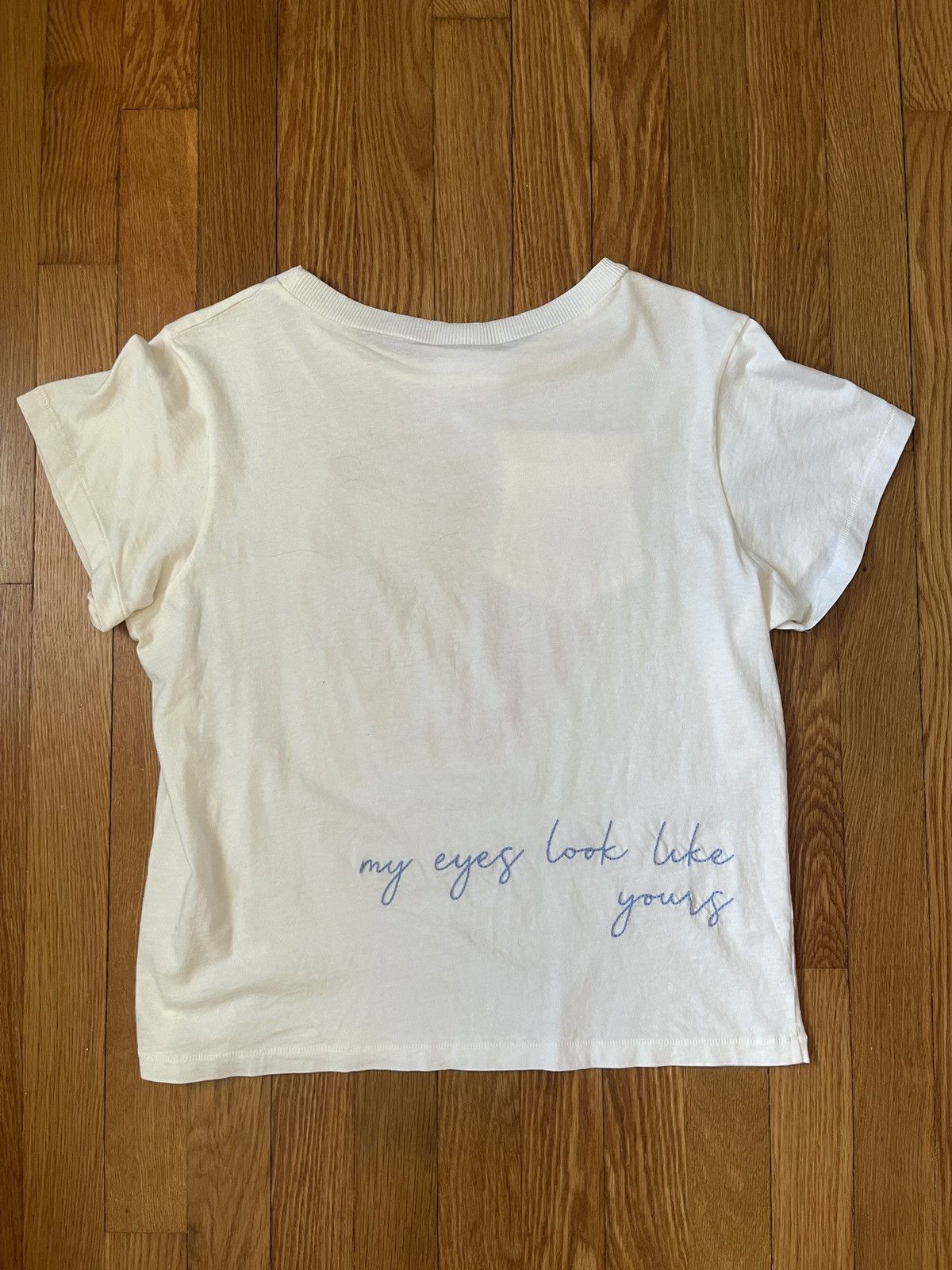 Yuremane Yuremane YE-002 “My eyes look like yours” Peace Tee Size US M / EU 48-50 / 2 - 2 Thumbnail