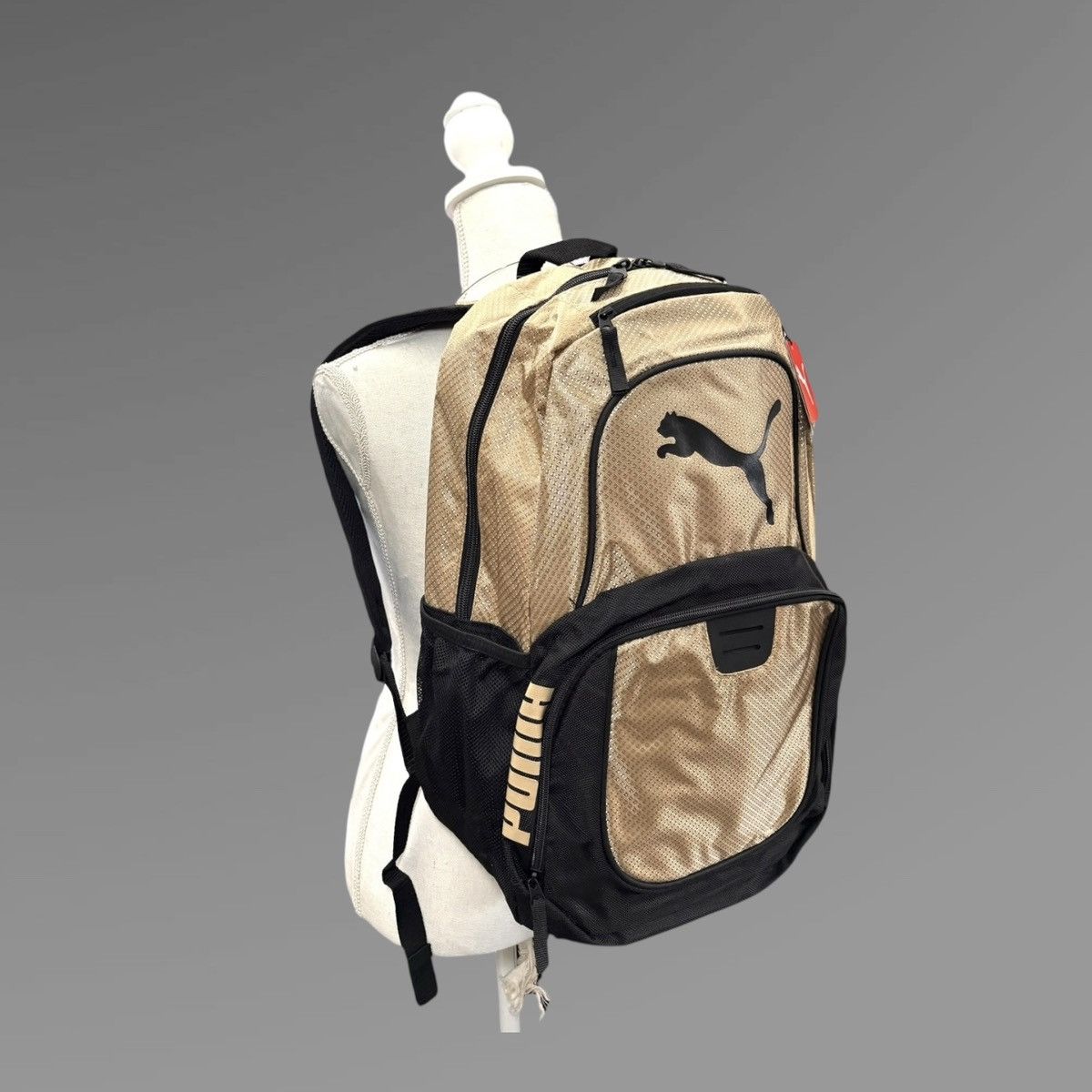 Puma Puma Unisex Contender 3.0 Laptop Backpack in Tan and Black Size ONE SIZE - 1 Thumbnail