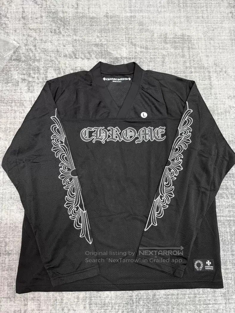 Chrome Hearts CHROME HEARTS Size L Black hockey jersey with long sleeves Size US L / EU 52-54 / 3 - 1 Thumbnail