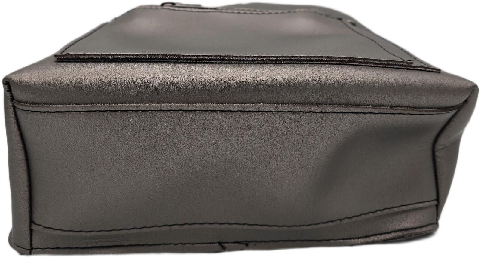 Other Sleek Gray Elegant Compact Faux Leather Finish Backpack Size ONE SIZE - 4 Thumbnail