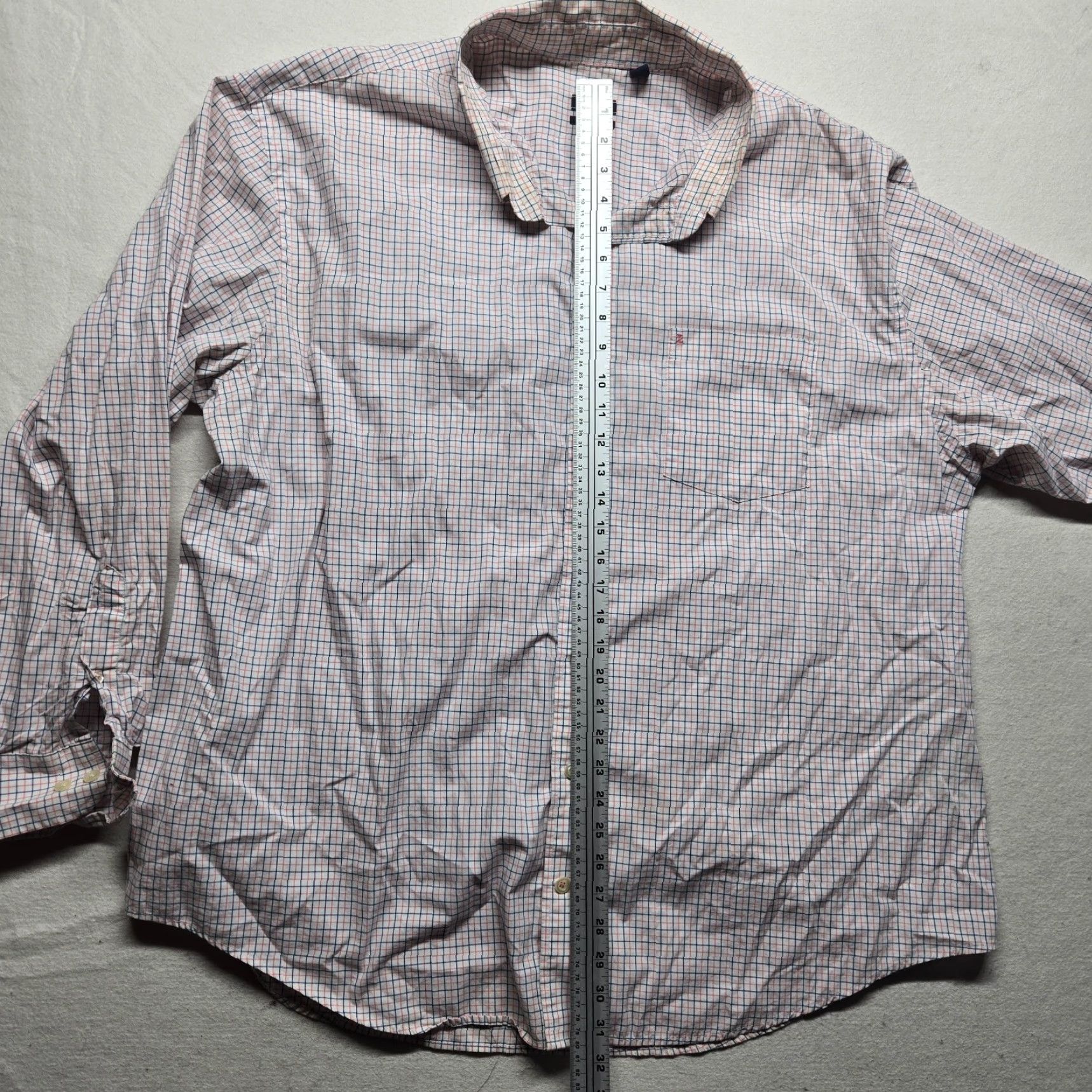 Izod IZOD Shirt Button-Down Up Check Long Sleeve Adult Men's 3XL XXXL Multicolor Cotton Size US XXL / EU 58 / 5 - 6 Thumbnail