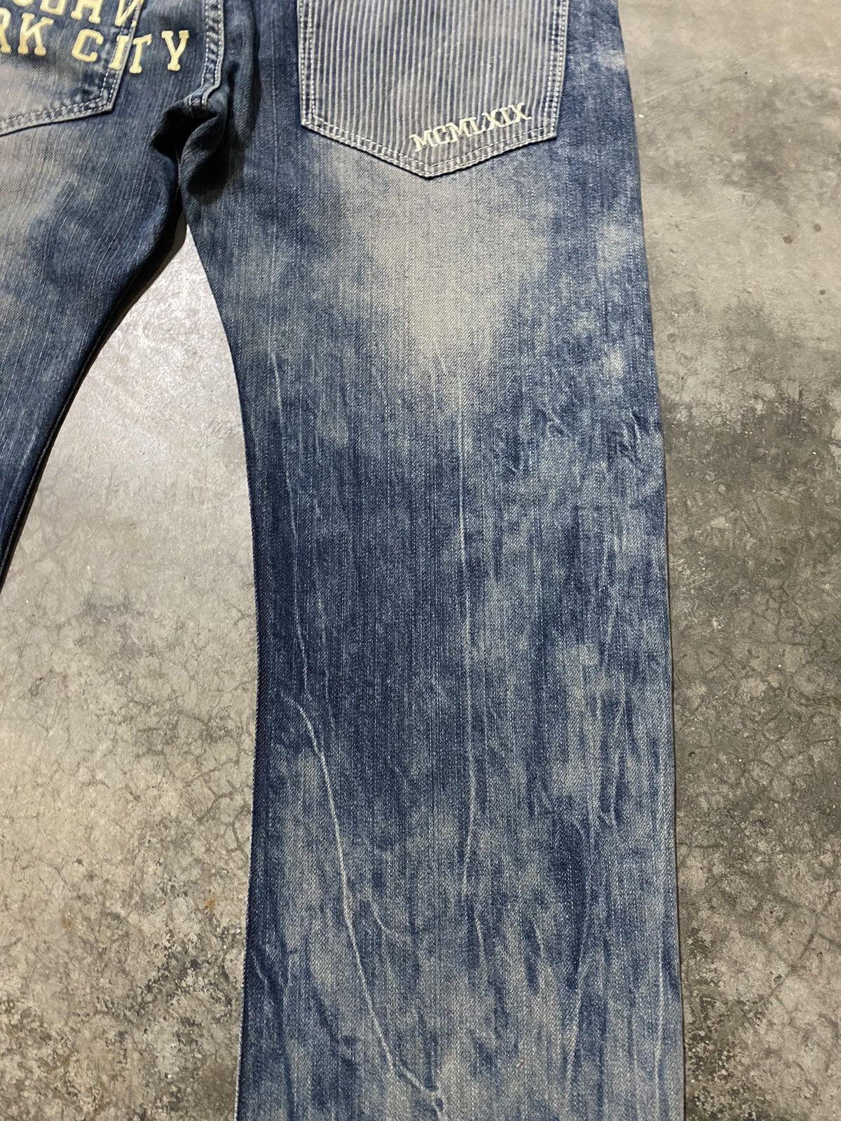 JNCO × Sean John Y2k Sean John Acid Wash Denim Baggy p108 Size US 35 - 14 Thumbnail