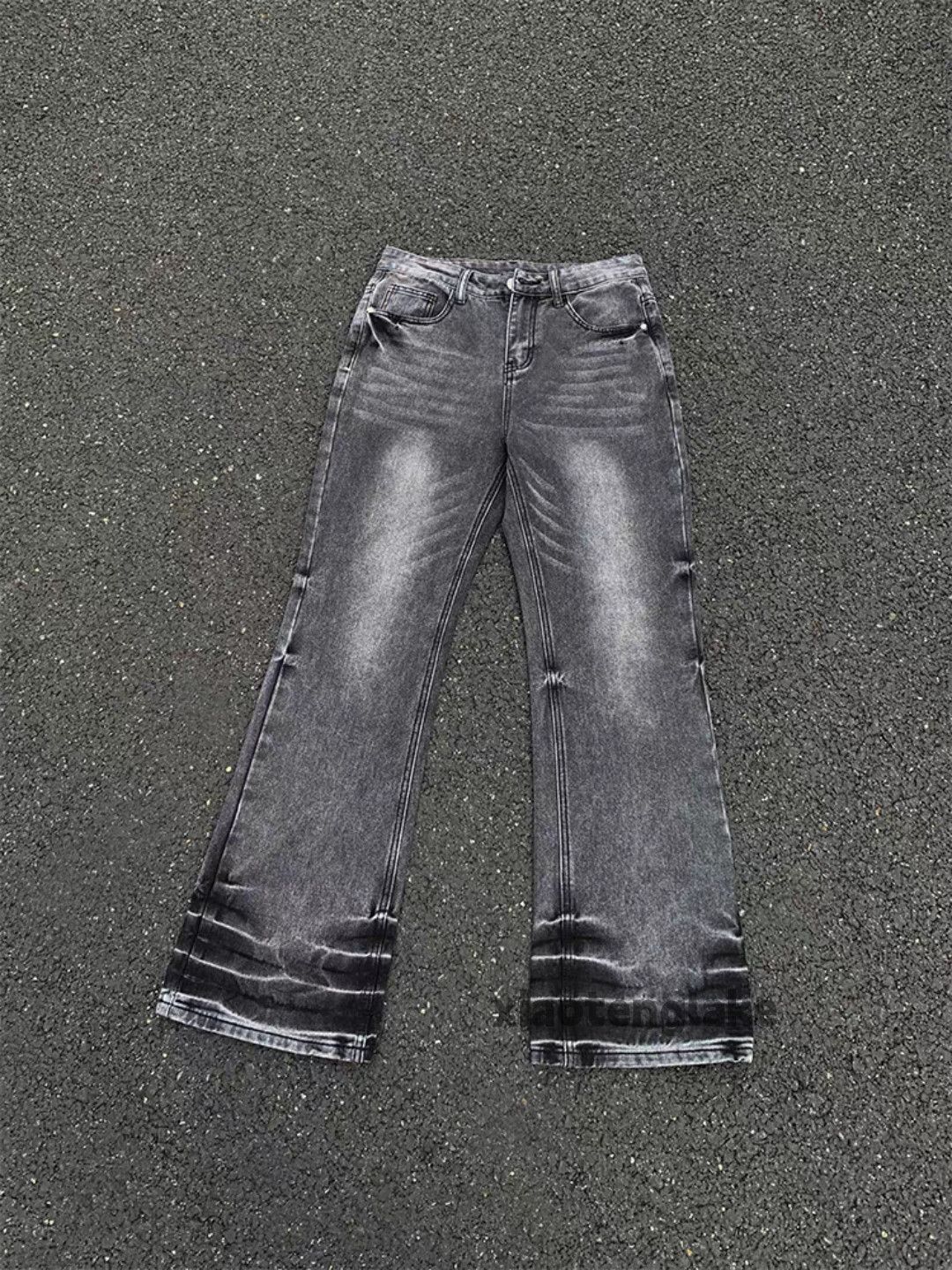Jean Washed faded cleanfit yuppie y2k punk hiphop jeans Size US 32 / EU 48 - 4 Thumbnail