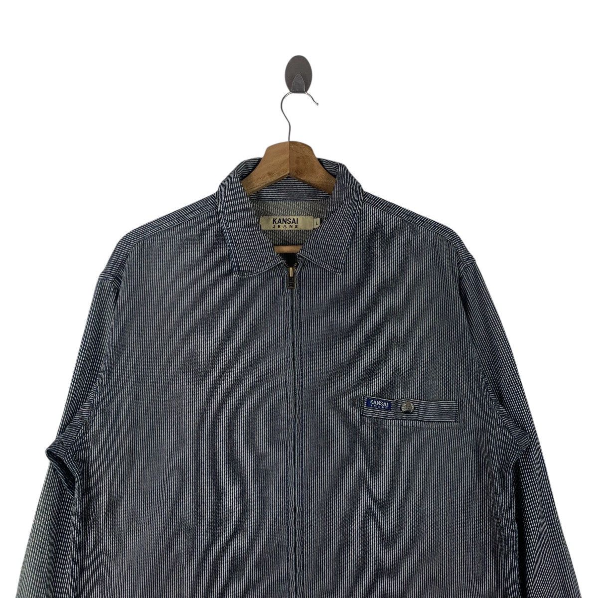 Kansai Yamamoto KANSAI YAMAMOTO Kansai Jeans Japanese Brand Sweater Jacket Size US L / EU 52-54 / 3 - 3 Thumbnail