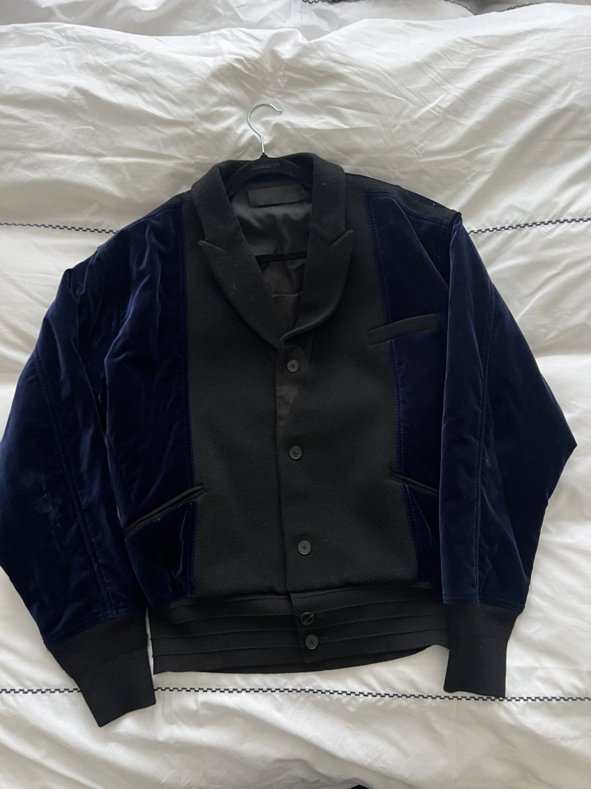 Haider Ackermann Haider Ackermann Velvet Bomber Jacket – 44 (very oversized) Size US M / EU 48-50 / 2 - 1 Thumbnail