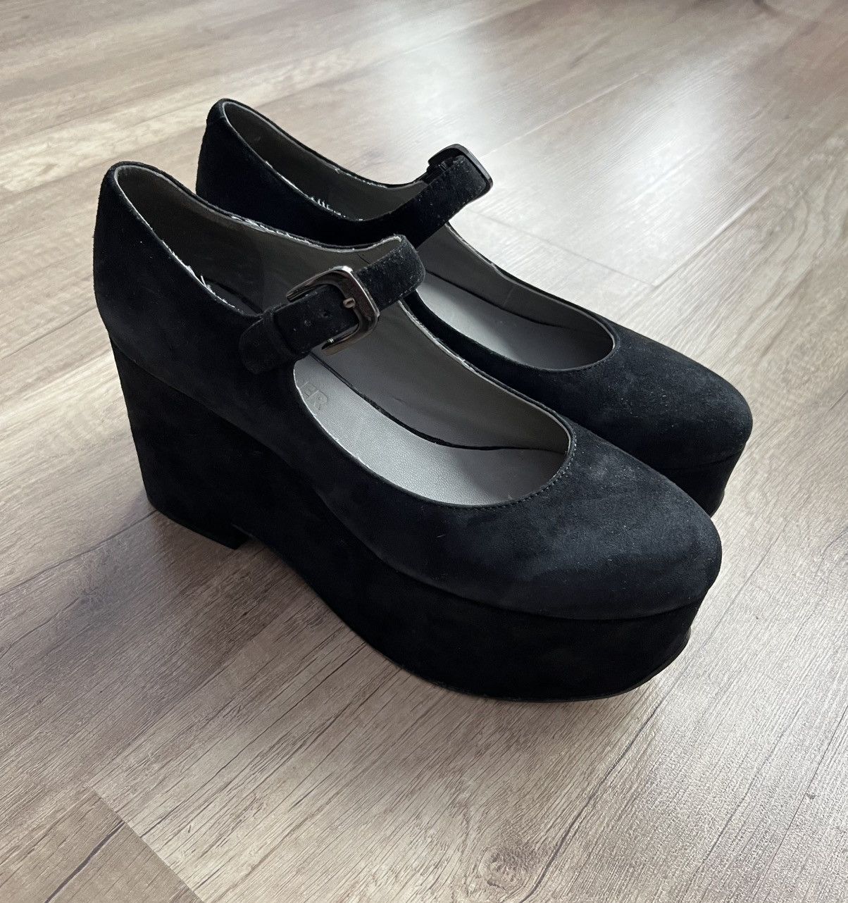 Jel Sander Helled Shoes Black Suede Size 37