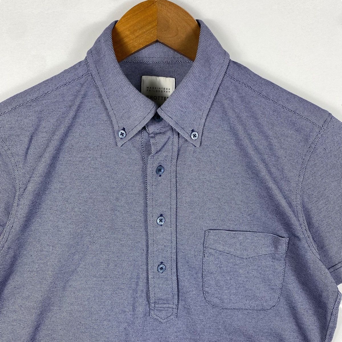 Japanese Brand × Mackintosh MACKINTOSH PHILOSOPHY TROTTER Button Down Polo Shirt Size 38 Size US S / EU 44-46 / 1 - 2 Thumbnail