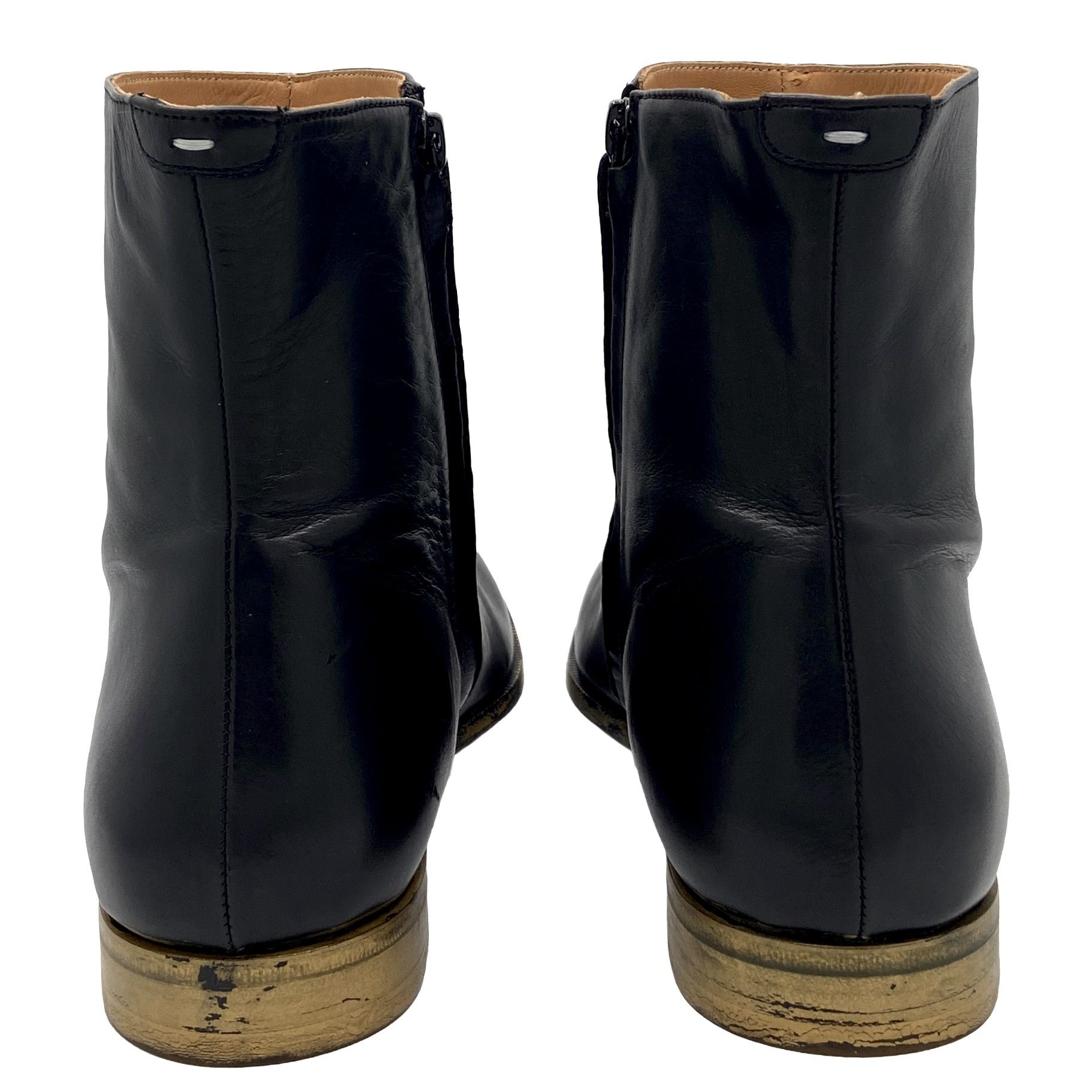 Maison Margiela MAISON MARTIN MARGIELA LINE 22 REPLICA CHELSEA BLACK BOOTS Size US 12 / EU 45 - 4 Thumbnail