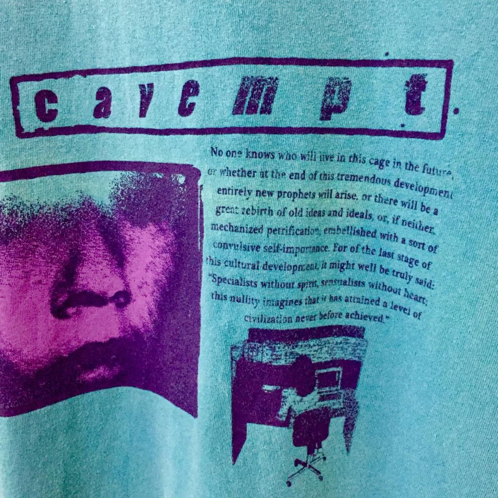 Cav Empt × Japanese Brand CAV EMPT CE TEXT LOGO JAPANESE STREETWEAR BRAND TSHIRT Size US M / EU 48-50 / 2 - 5 Thumbnail