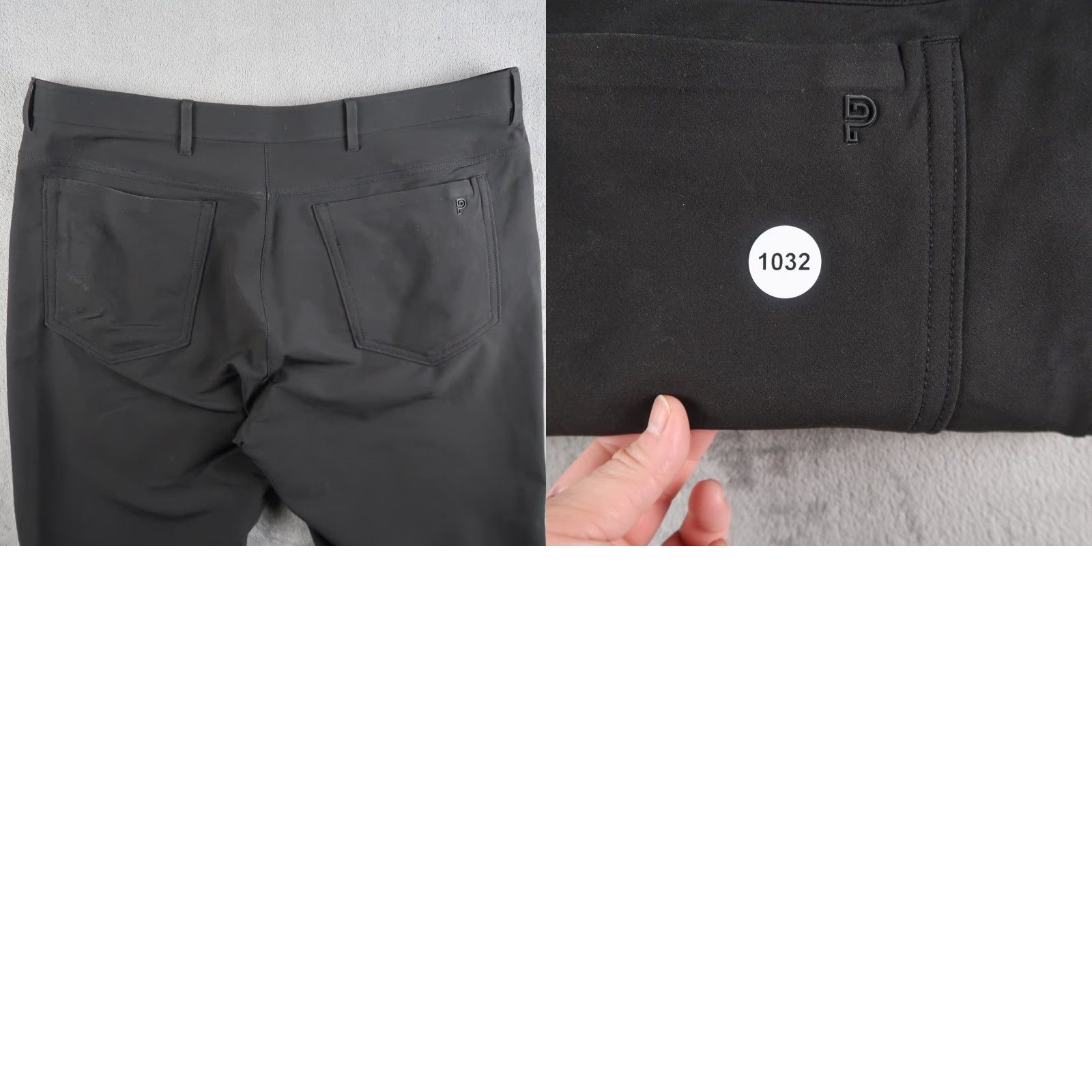 Vintage Public Rec Dealmaker Pants Mens 40x32 Black Straight Polyester Blend Size US 40 / EU 56 - 10 Thumbnail
