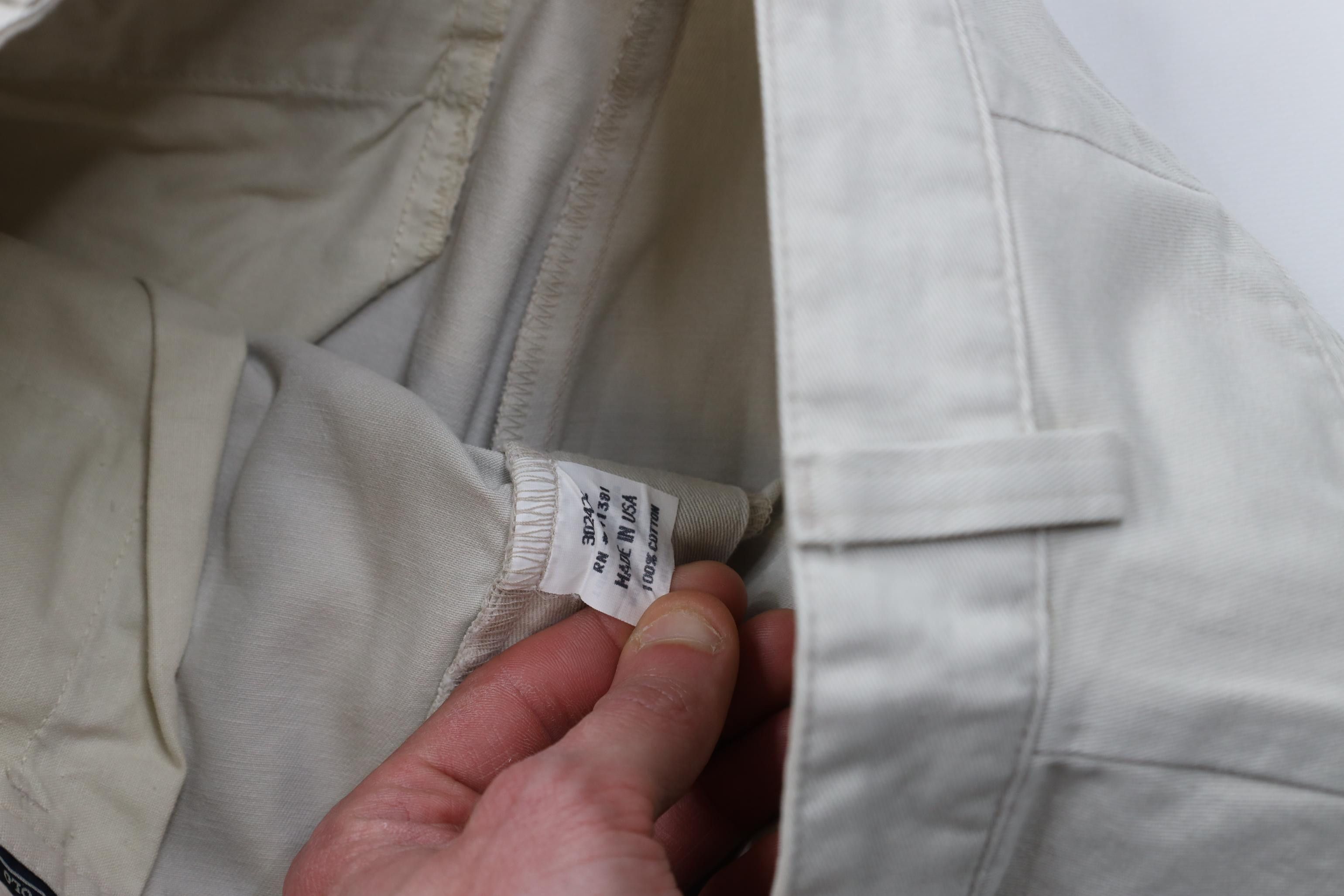 Polo Ralph Lauren Vintage 90s Ralph Lauren Martin Chino Pants Cotton Stone USA Size US 32 / EU 48 - 8 Thumbnail