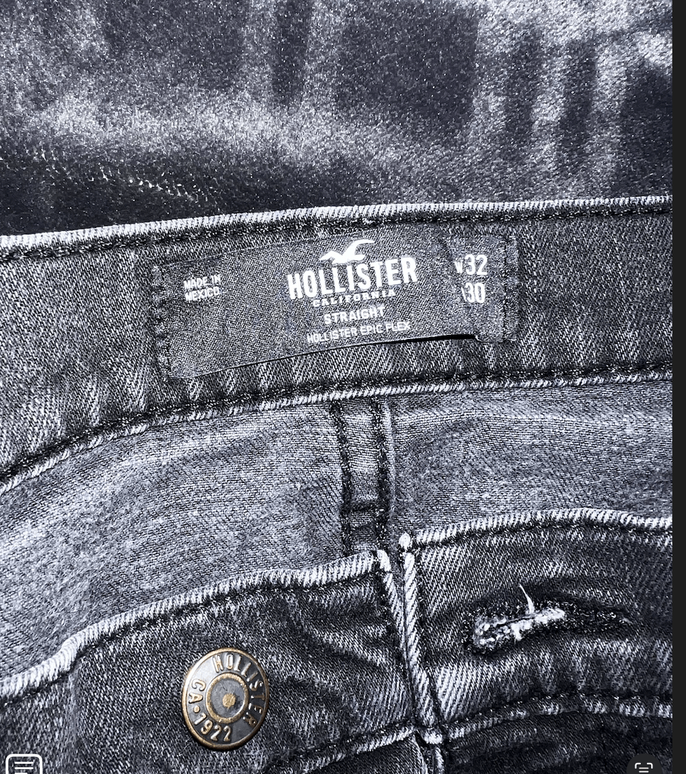 Hollister All Black Hollister Jeans Size US 32 / EU 48 - 4 Thumbnail