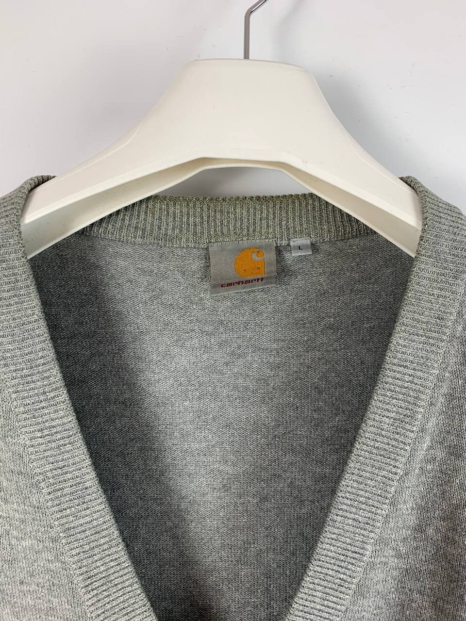 Carhartt Carhartt cardigan grey cotton L Size US L / EU 52-54 / 3 - 4 Thumbnail