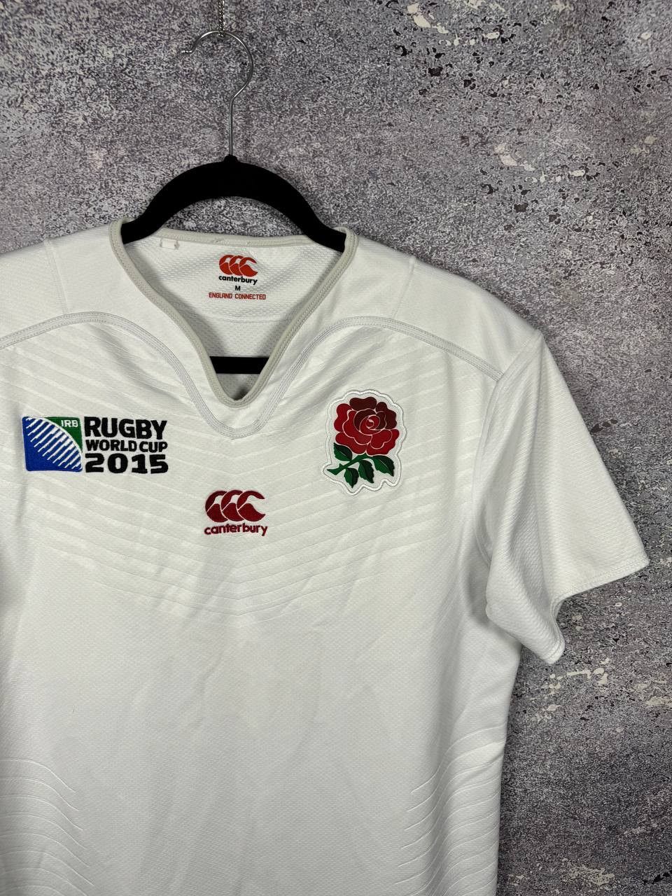 Canterbury of New Zealand England Rugby Union 2015 World Cup Canterbury Jersey Medium Size US M / EU 48-50 / 2 - 2 Thumbnail